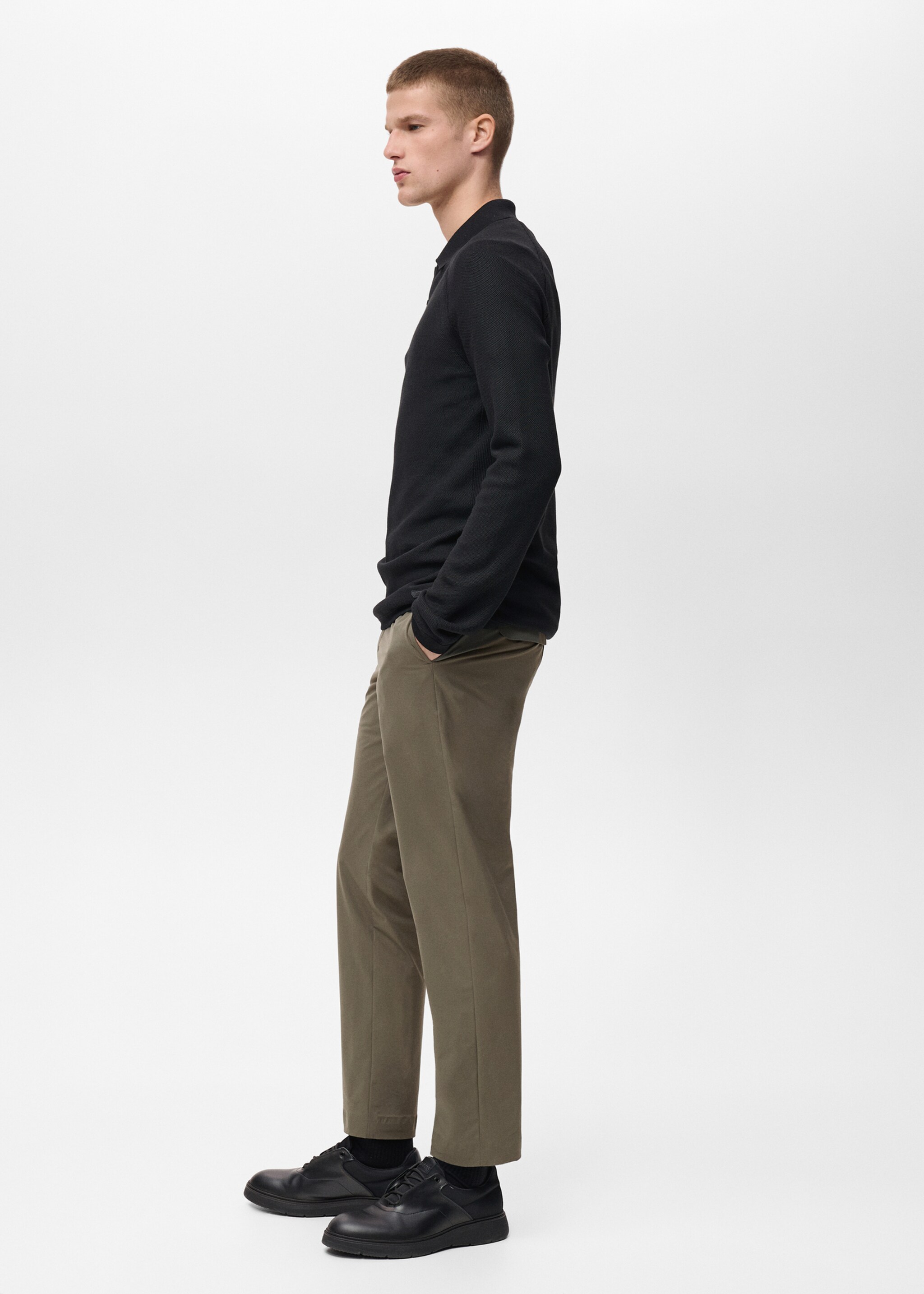 Pantalón slim fit comfort stretch cordón - Detalle del artículo 2