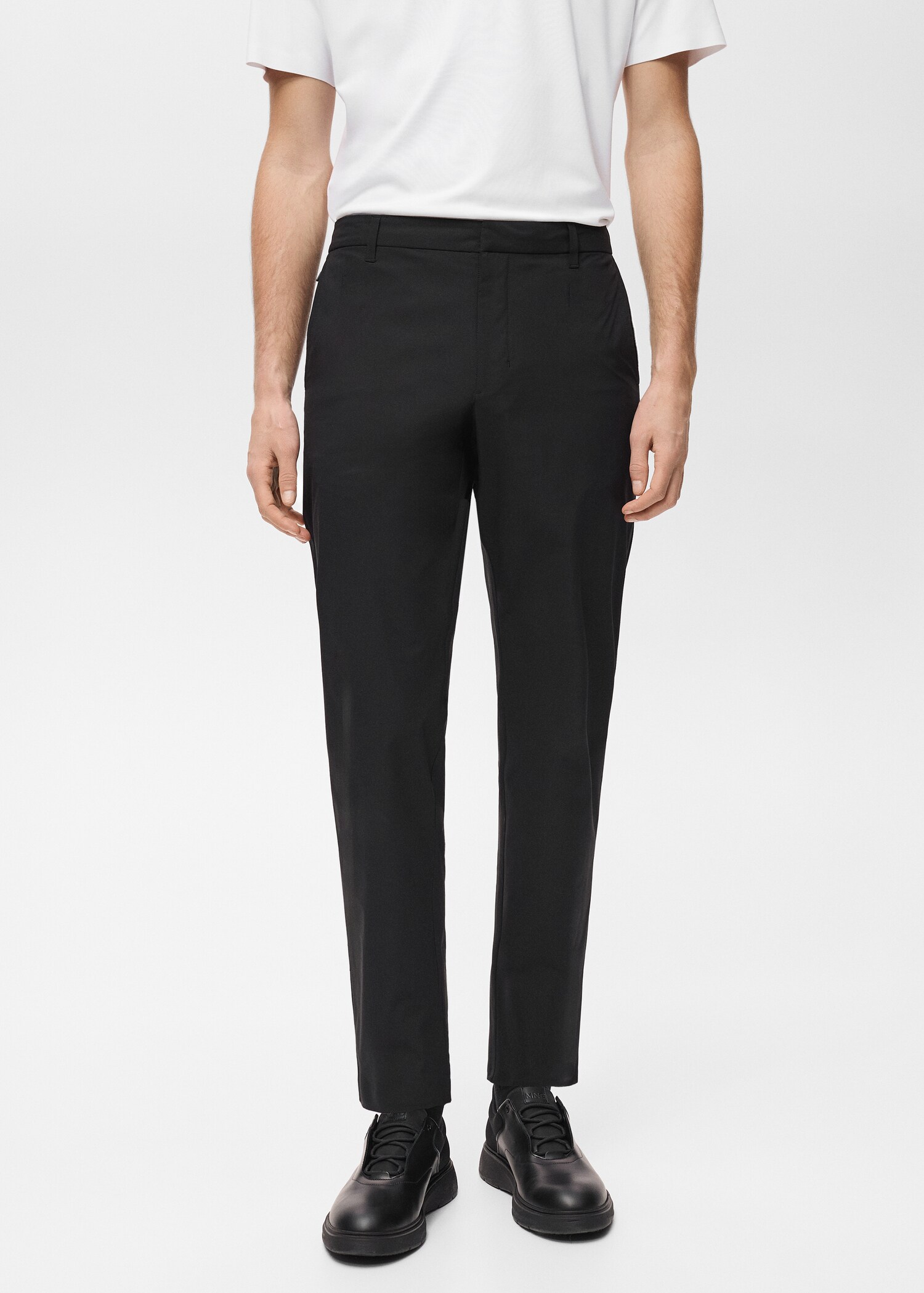 Pantalón slim fit comfort stretch cordón - Plano medio