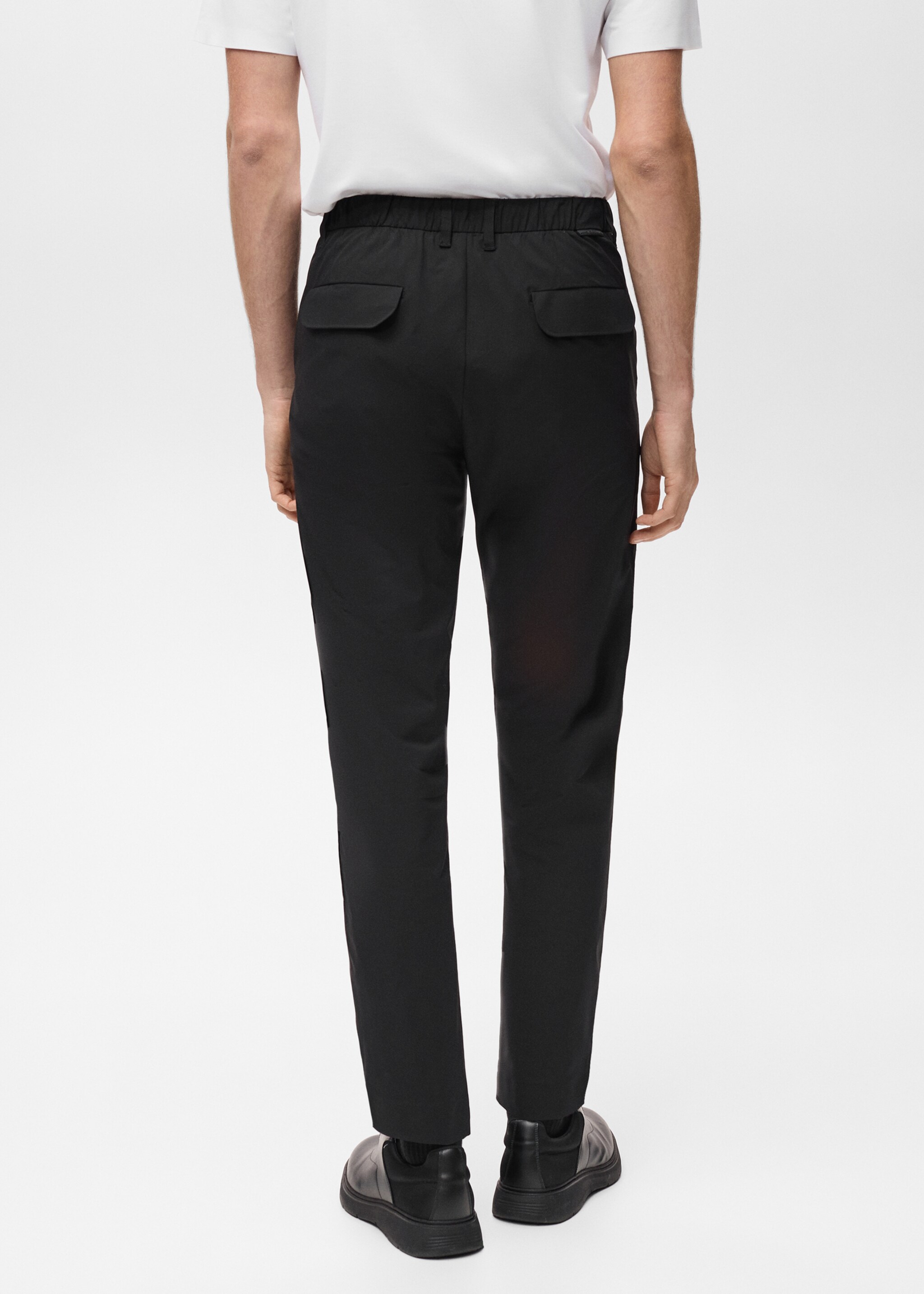 Pantalón slim fit comfort stretch cordón - Reverso del artículo
