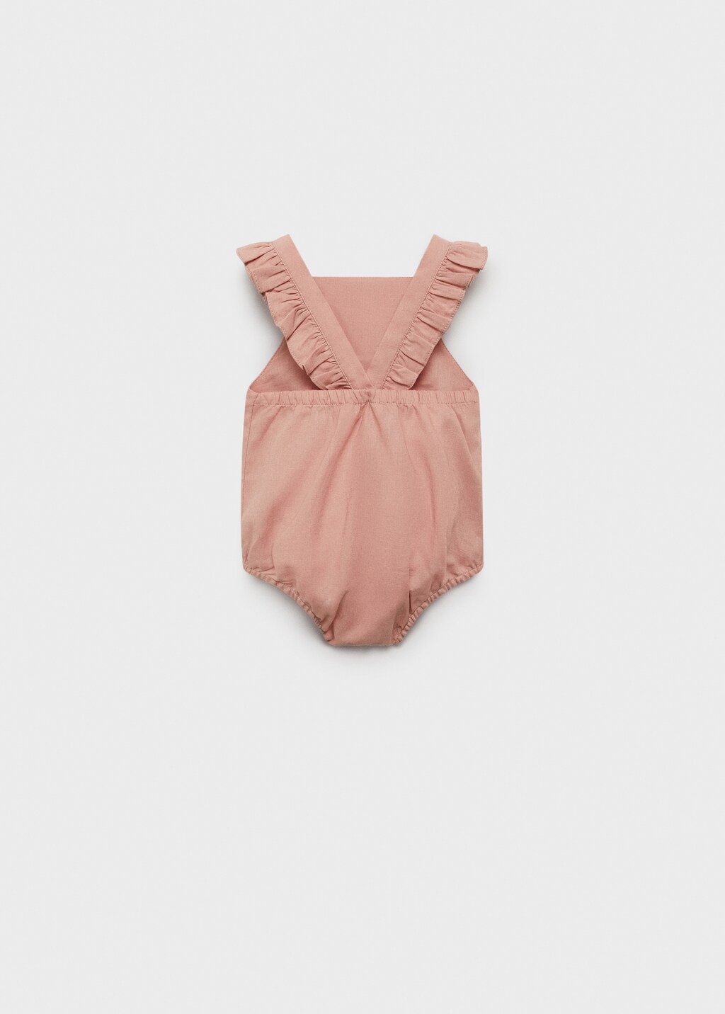 Linen romper - Kids | MANGO USA