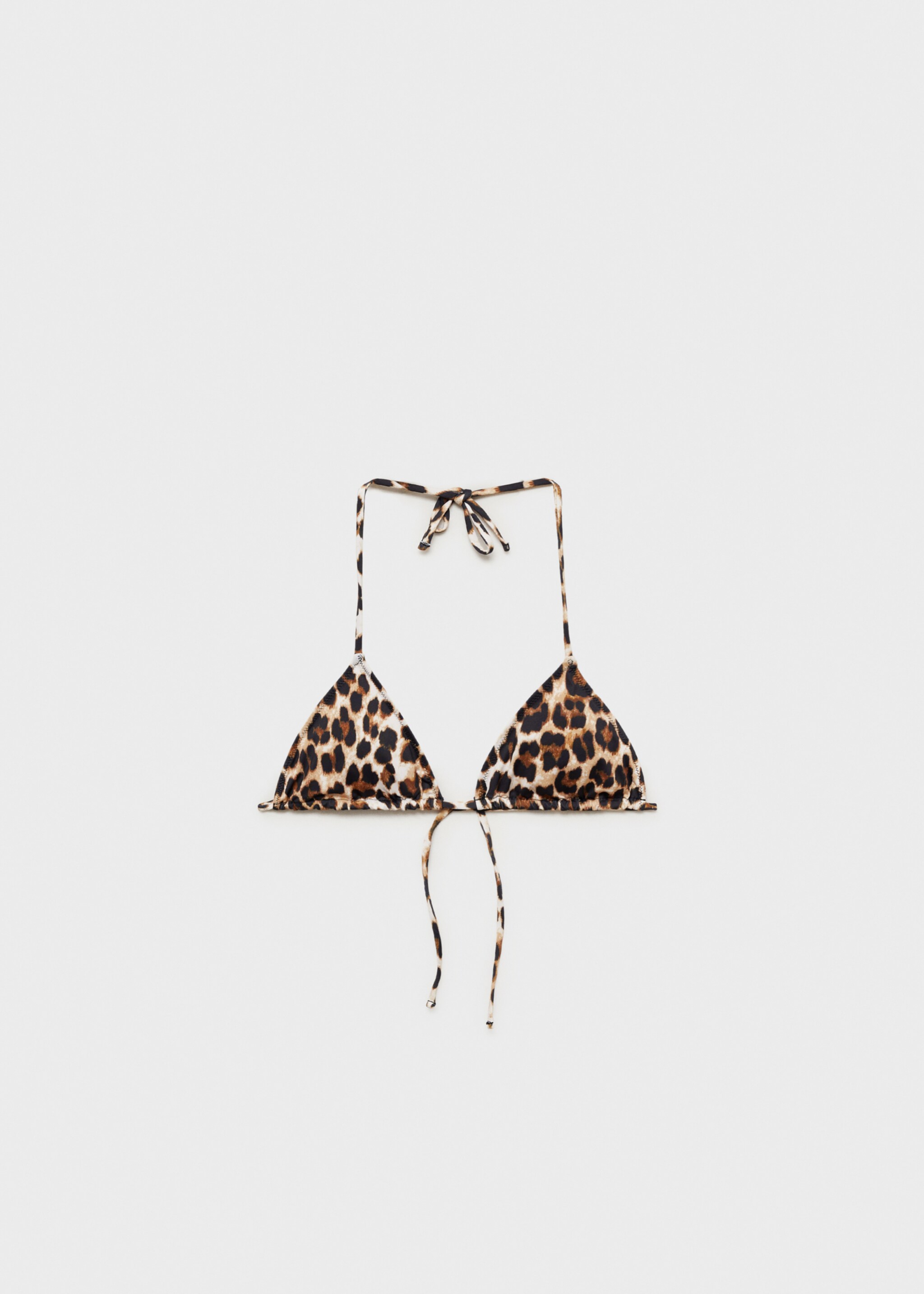 Leopard-print bikini top - Article without model