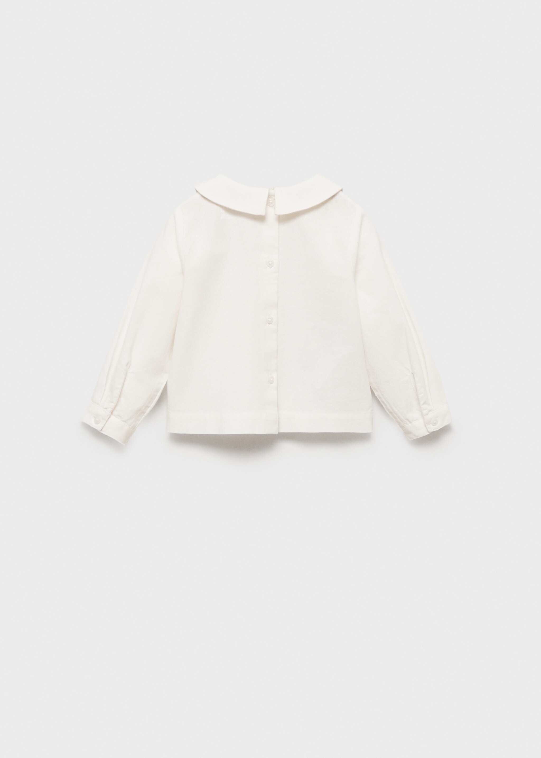 Bluse mit Babydoll-Kragen - Rückseite des Artikels