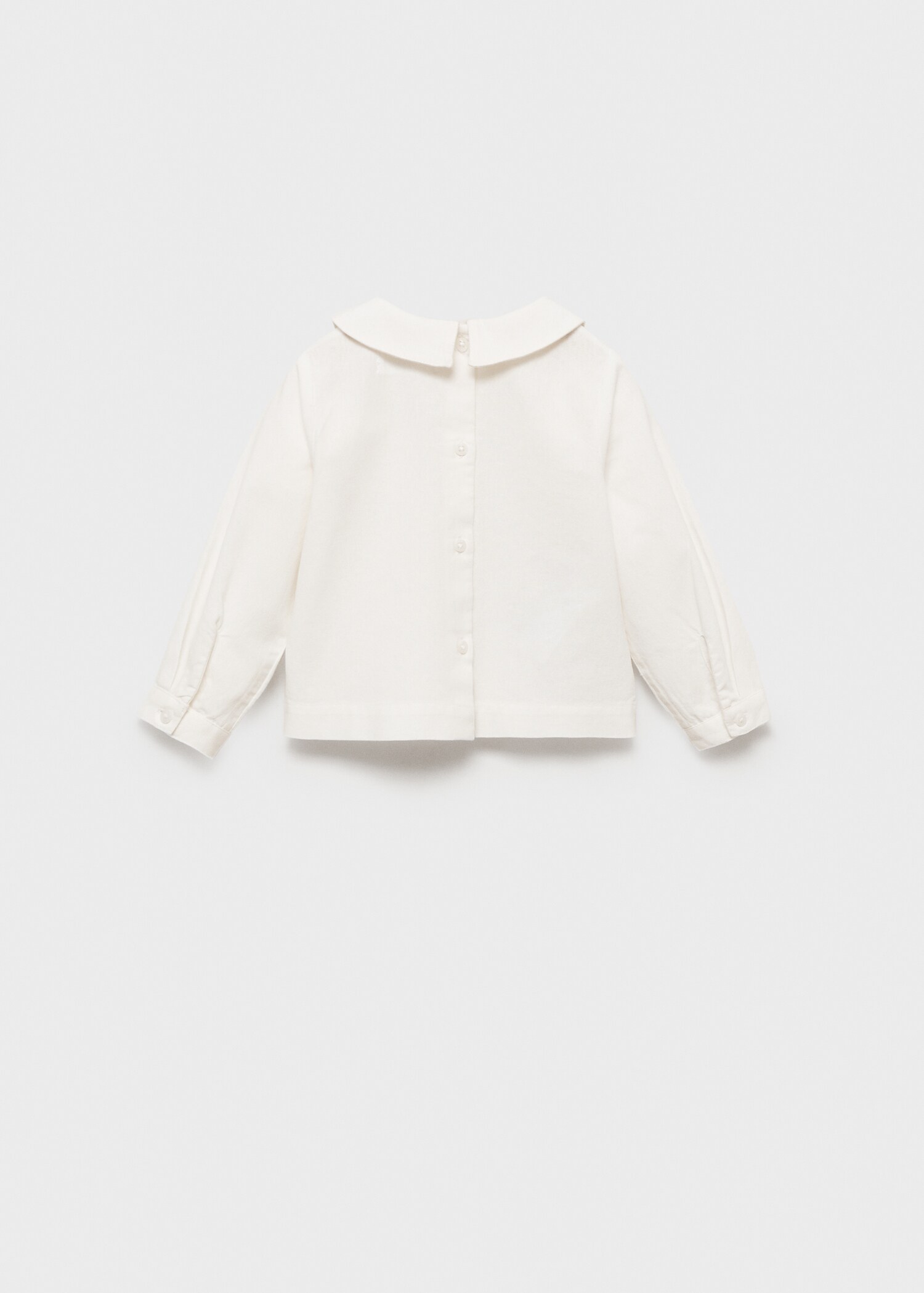 Bluse mit Babydoll-Kragen - Rückseite des Artikels