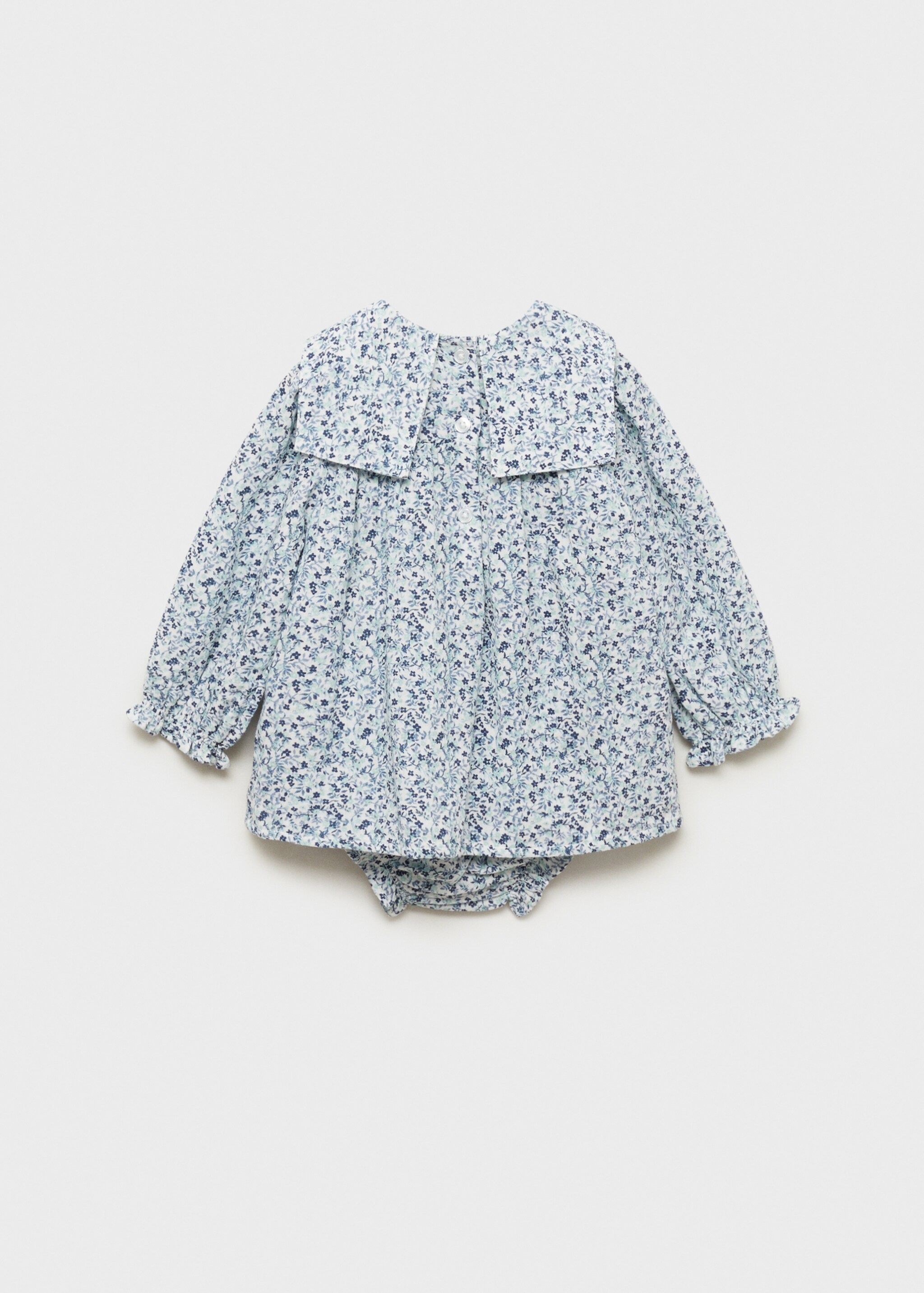 Printed dress and nappy cover - Reverse of the article