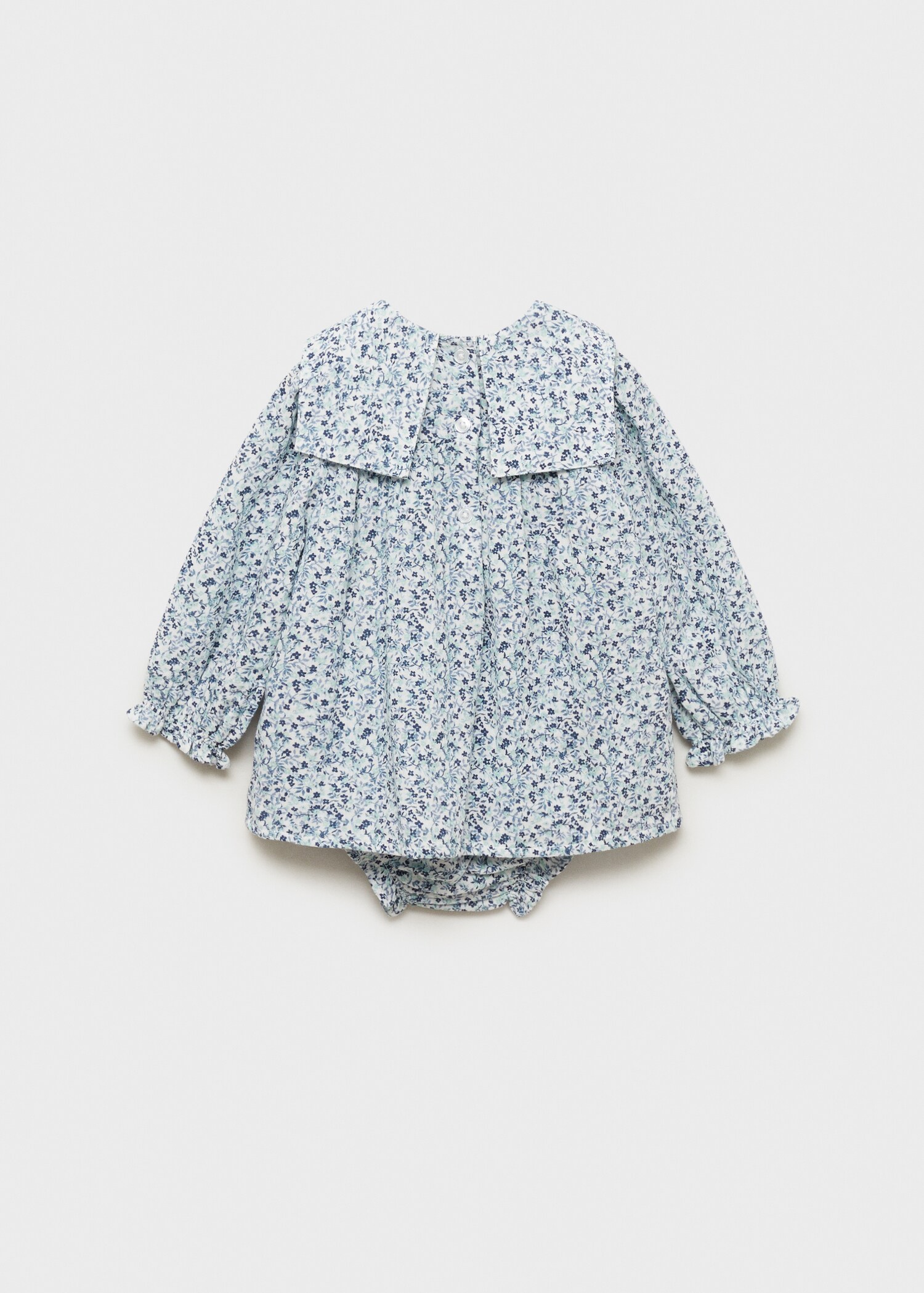 Printed dress and nappy cover - Reverse of the article