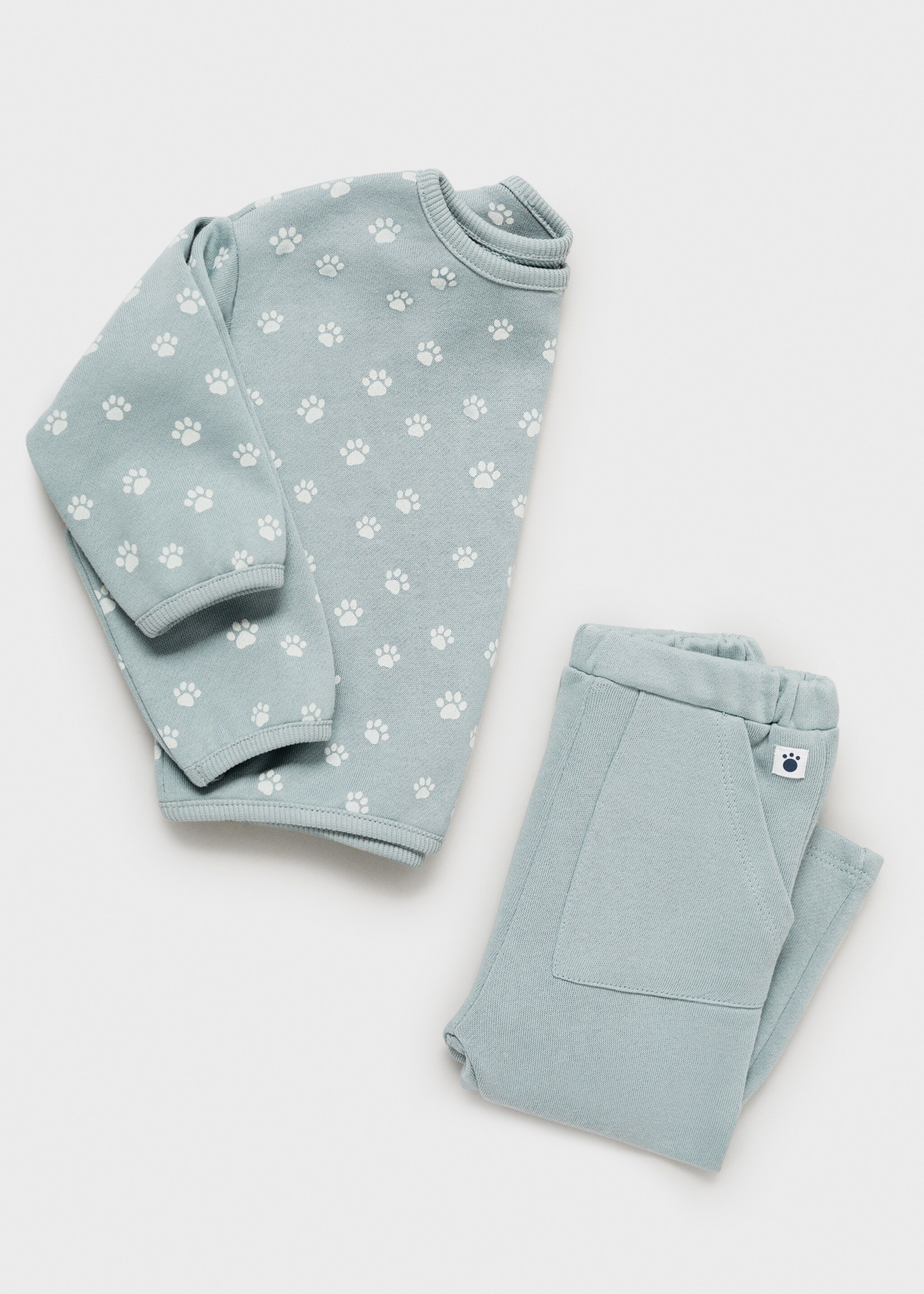 Gemustertes Baumwoll-Sweatshirt - Detail des Artikels 0