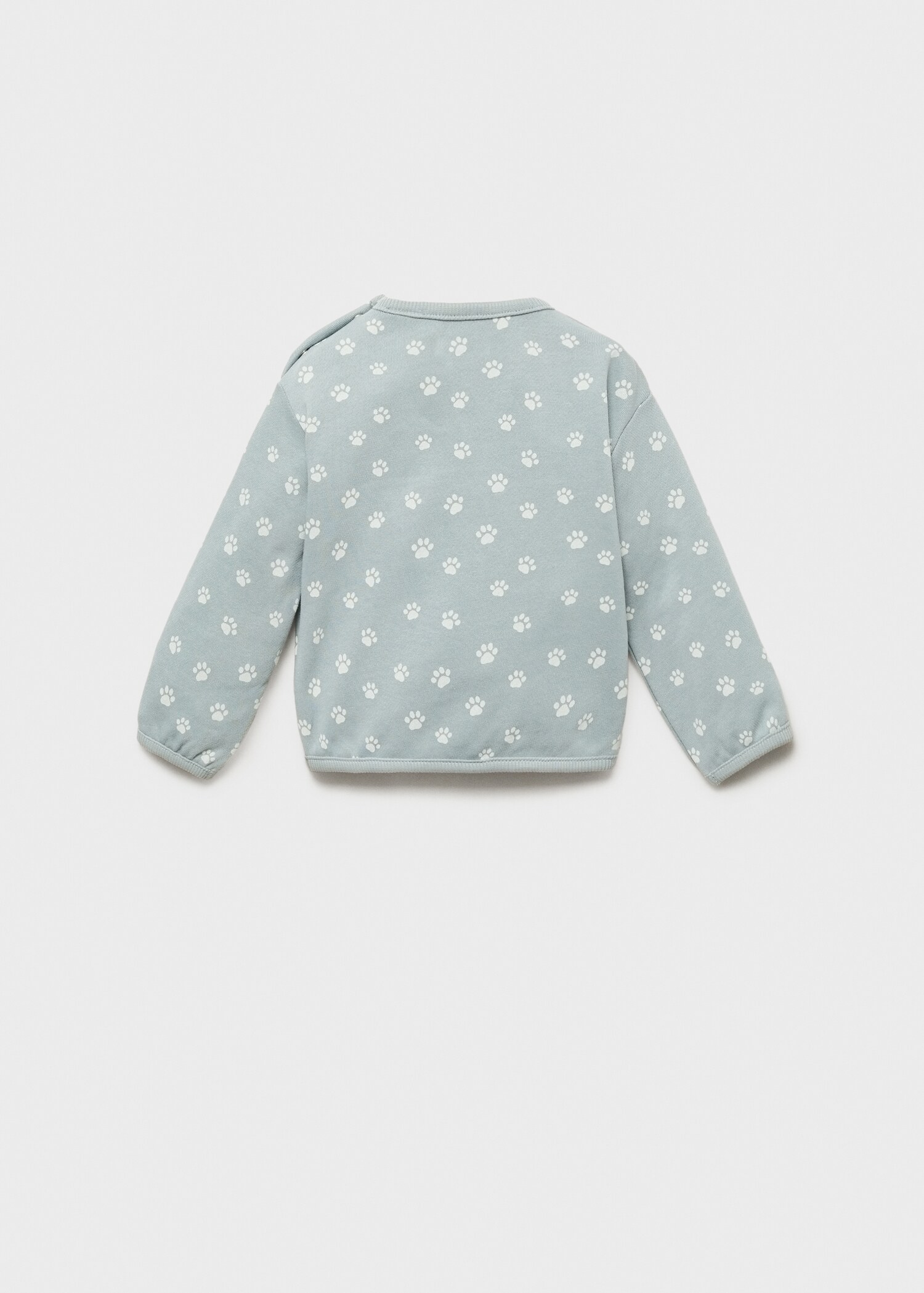 Sudadera algodón estampada - Reverso del artículo