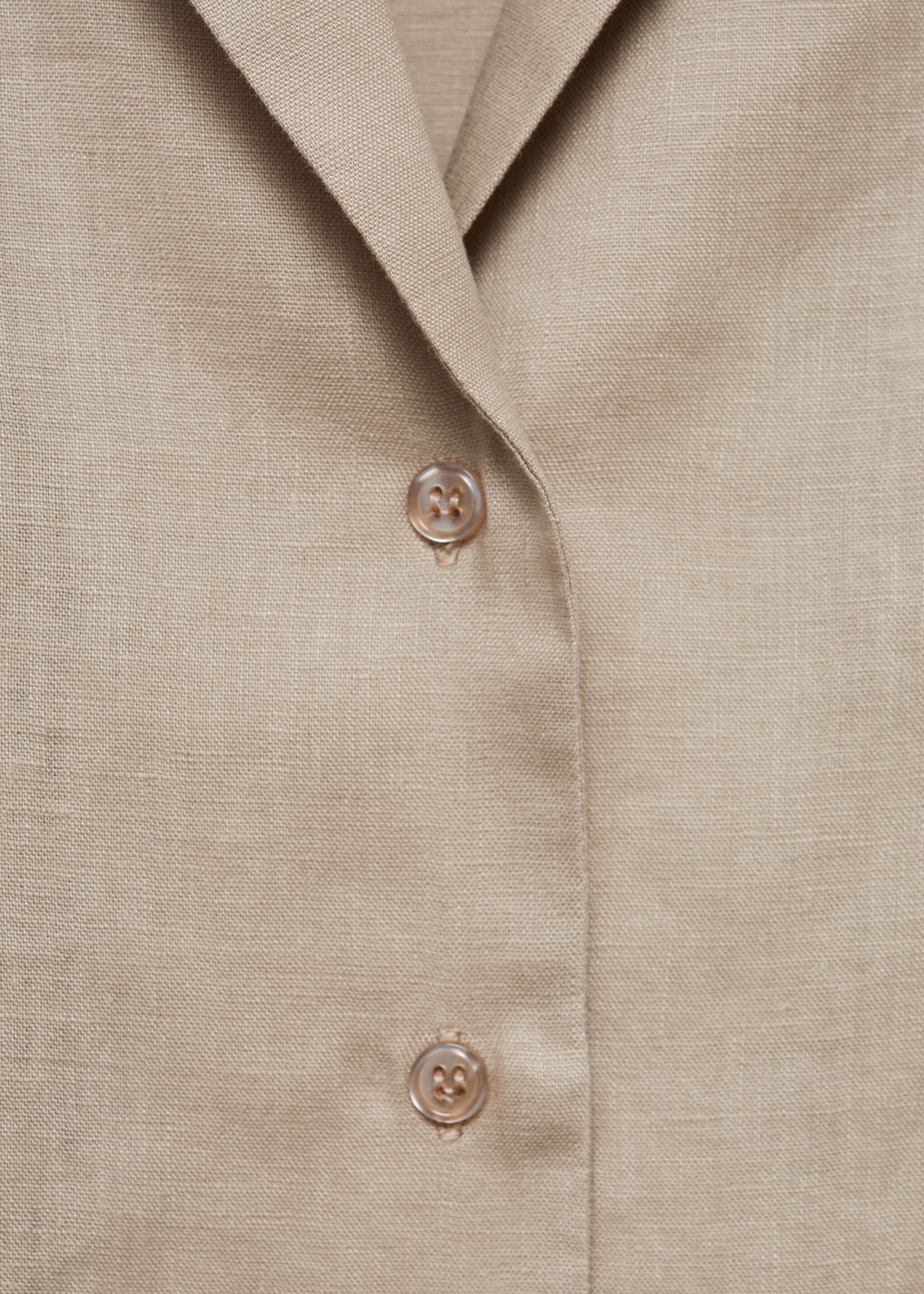 Linen-blend shirt - Details of the article 0