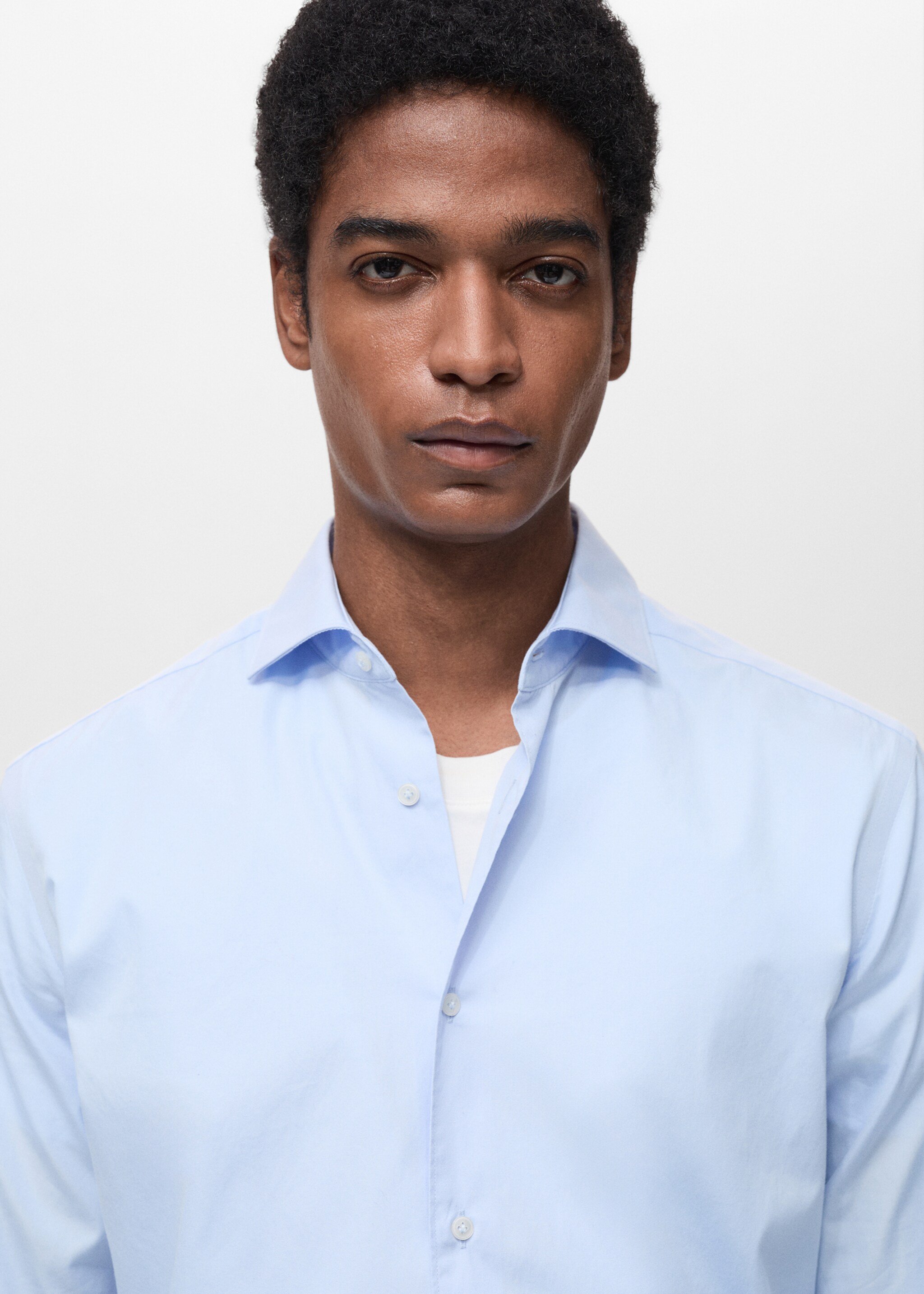 100% cotton regular-fit shirt - Details of the article 1