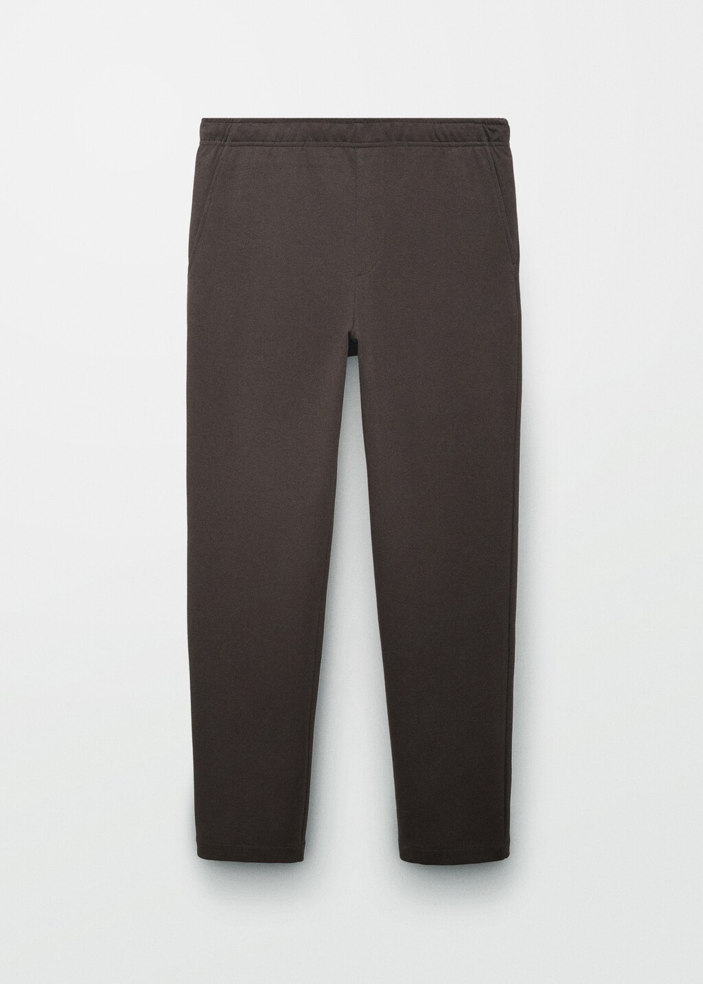 Cotton joggers with elastic waist