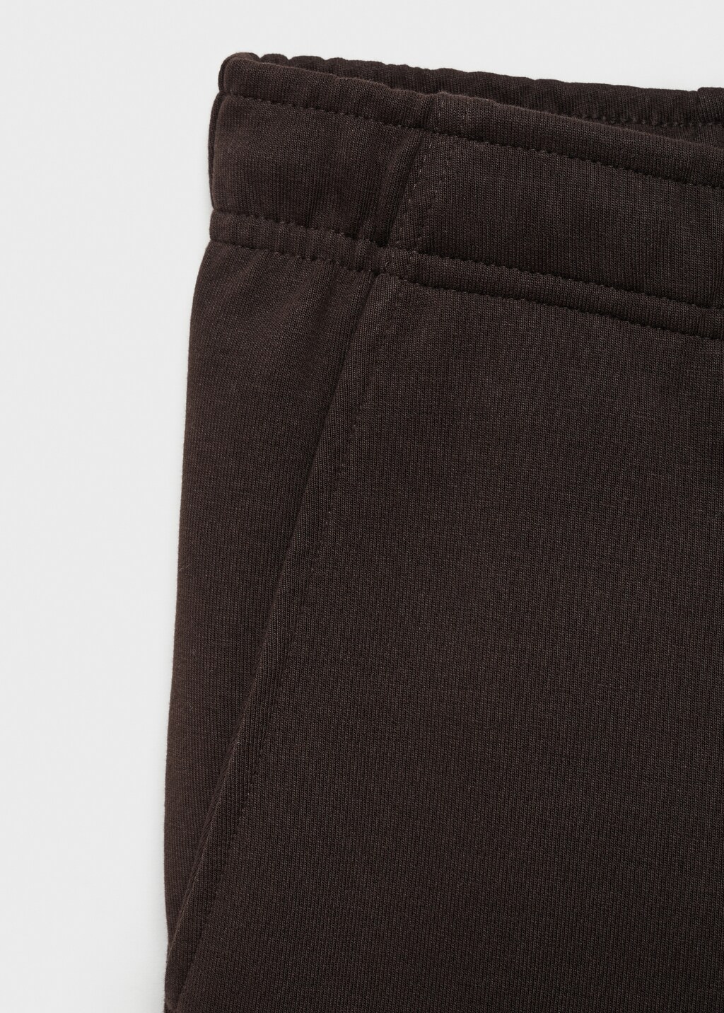 Cotton joggers with elastic waist