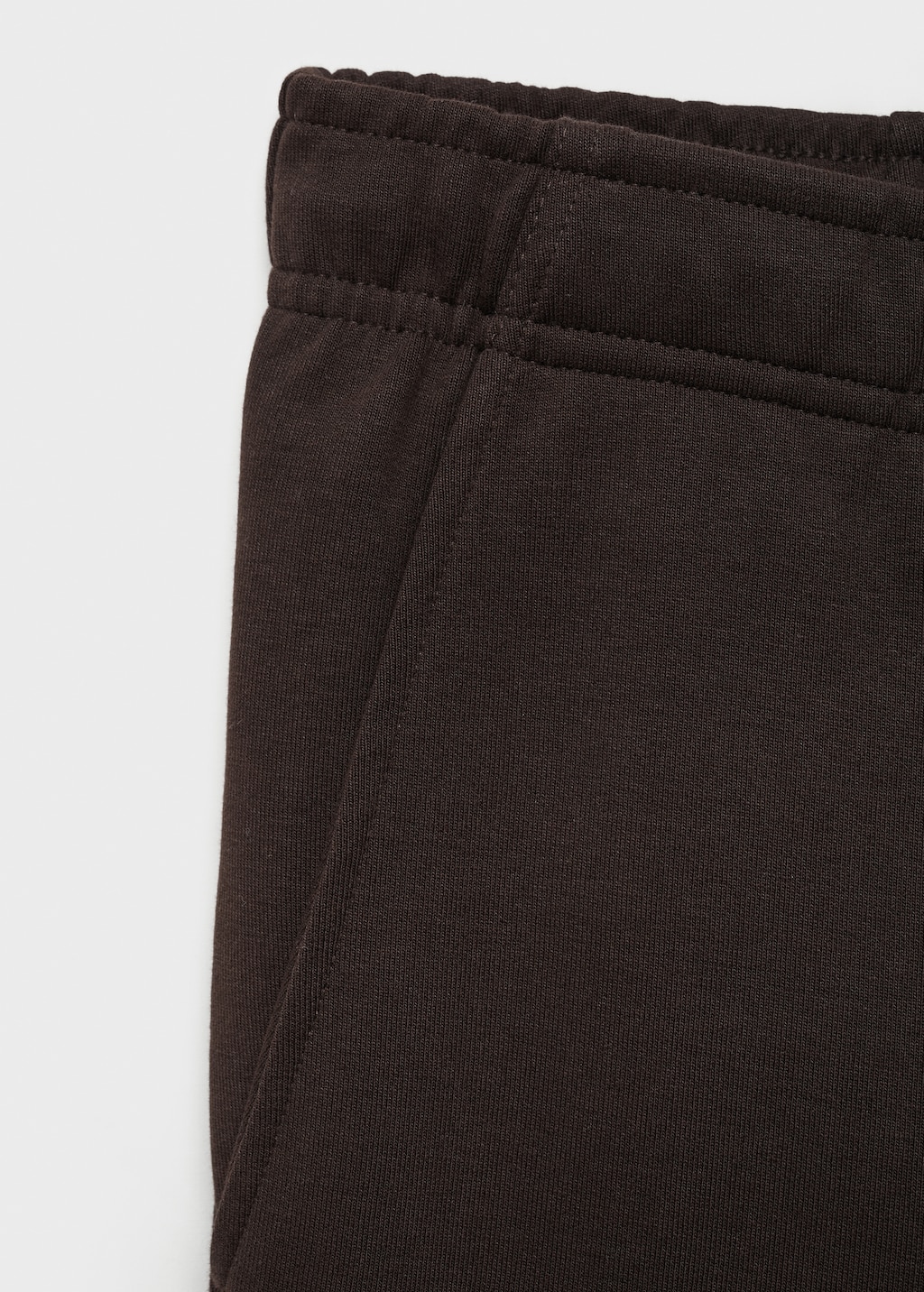 Cotton joggers with elastic waist