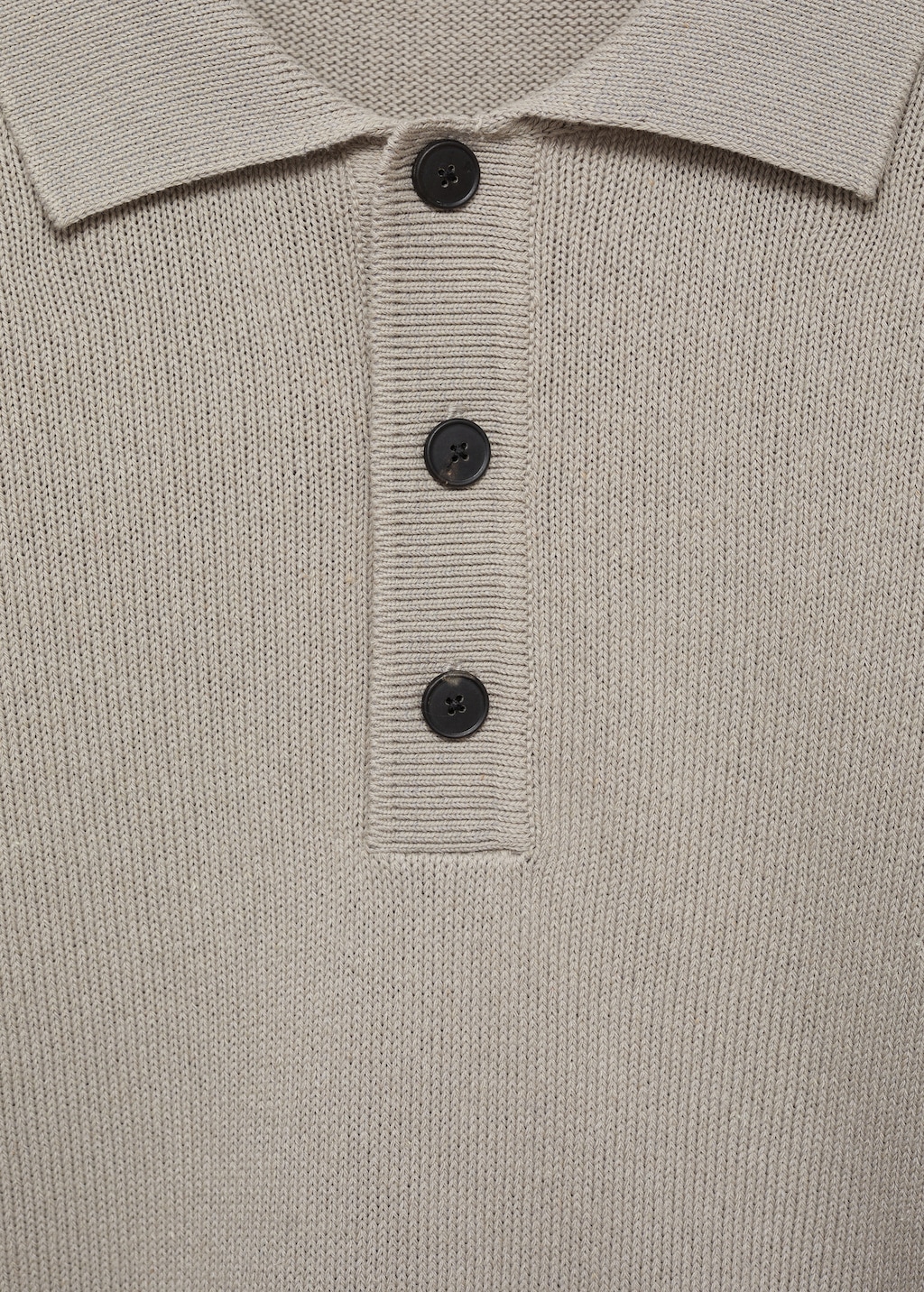 Cotton knitted polo shirt - Men | MANGO Canada