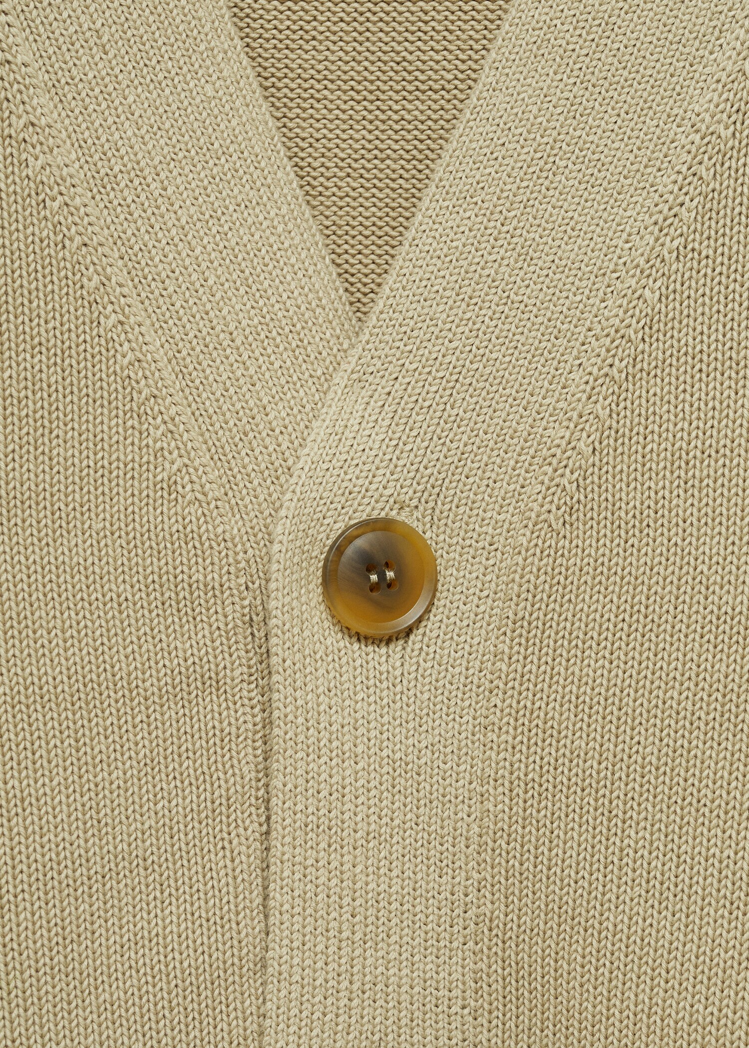 Knitted cotton cardigan with buttons - Деталь изделия 8