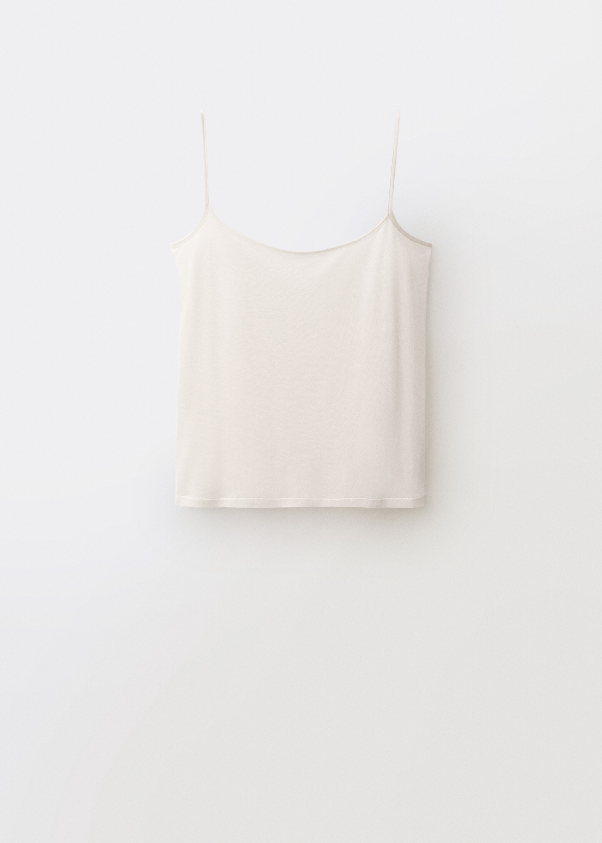 Silk top with thin straps - Article without model