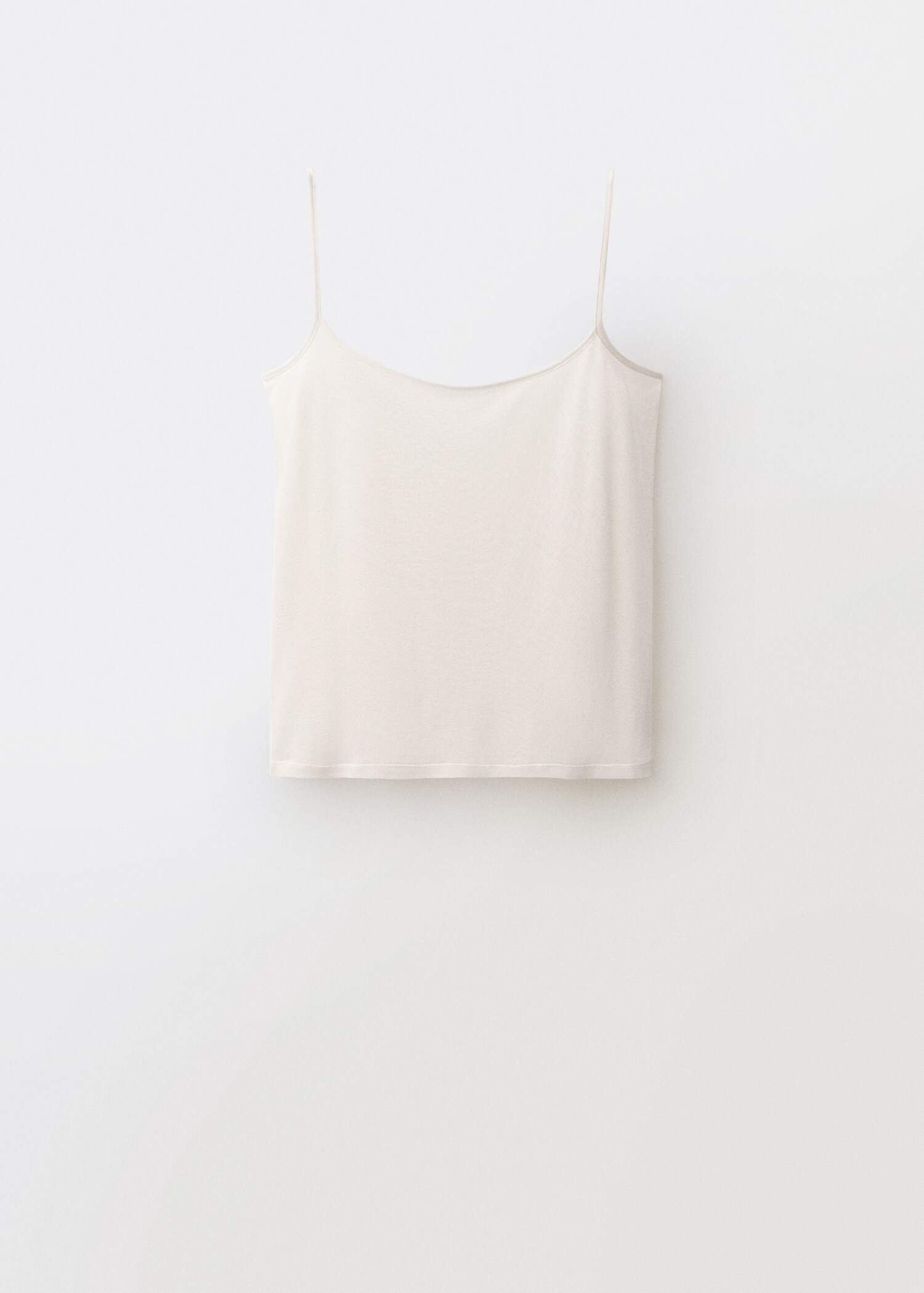 Silk top with thin straps - Article without model