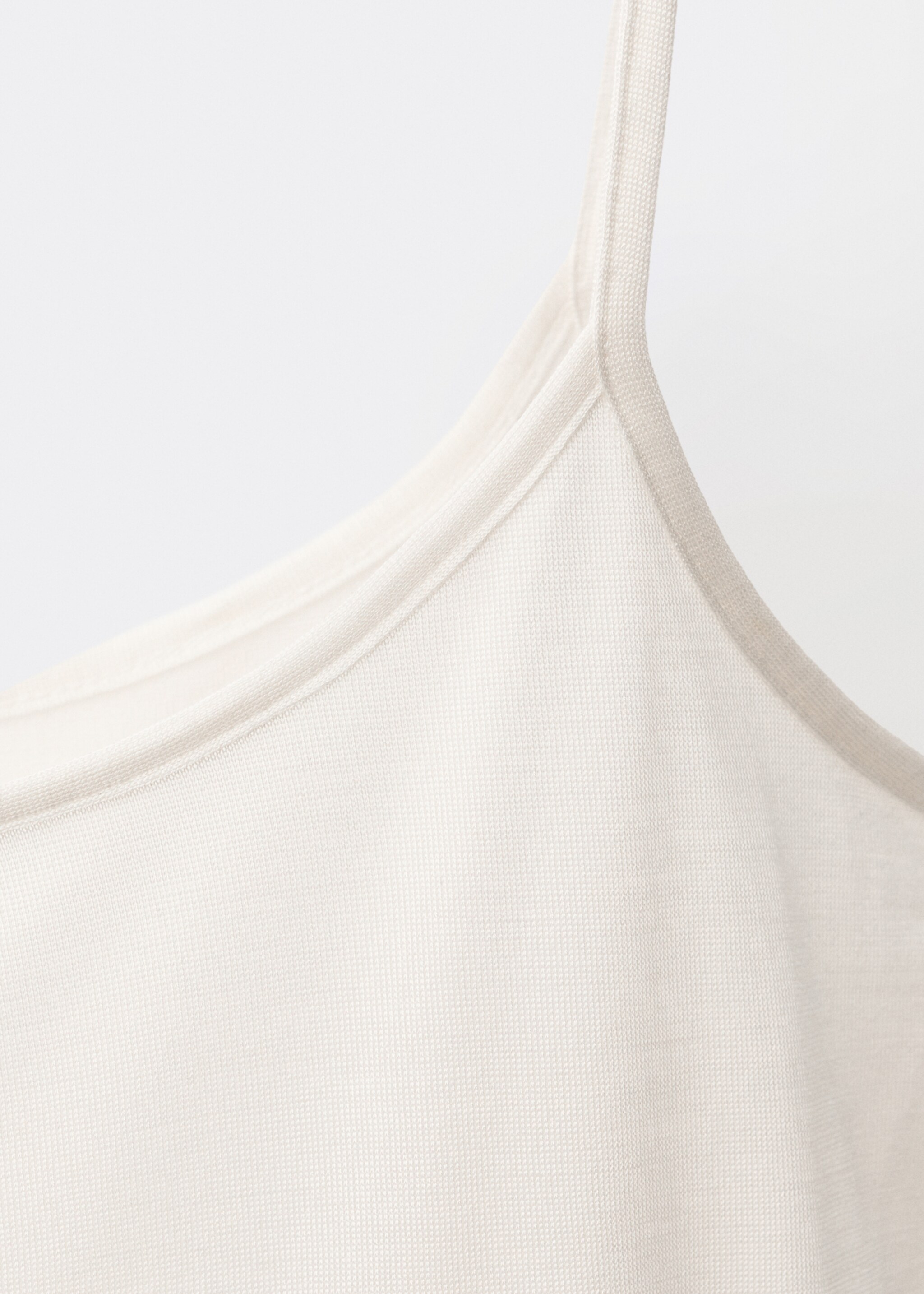 Silk top with thin straps - Details of the article 8