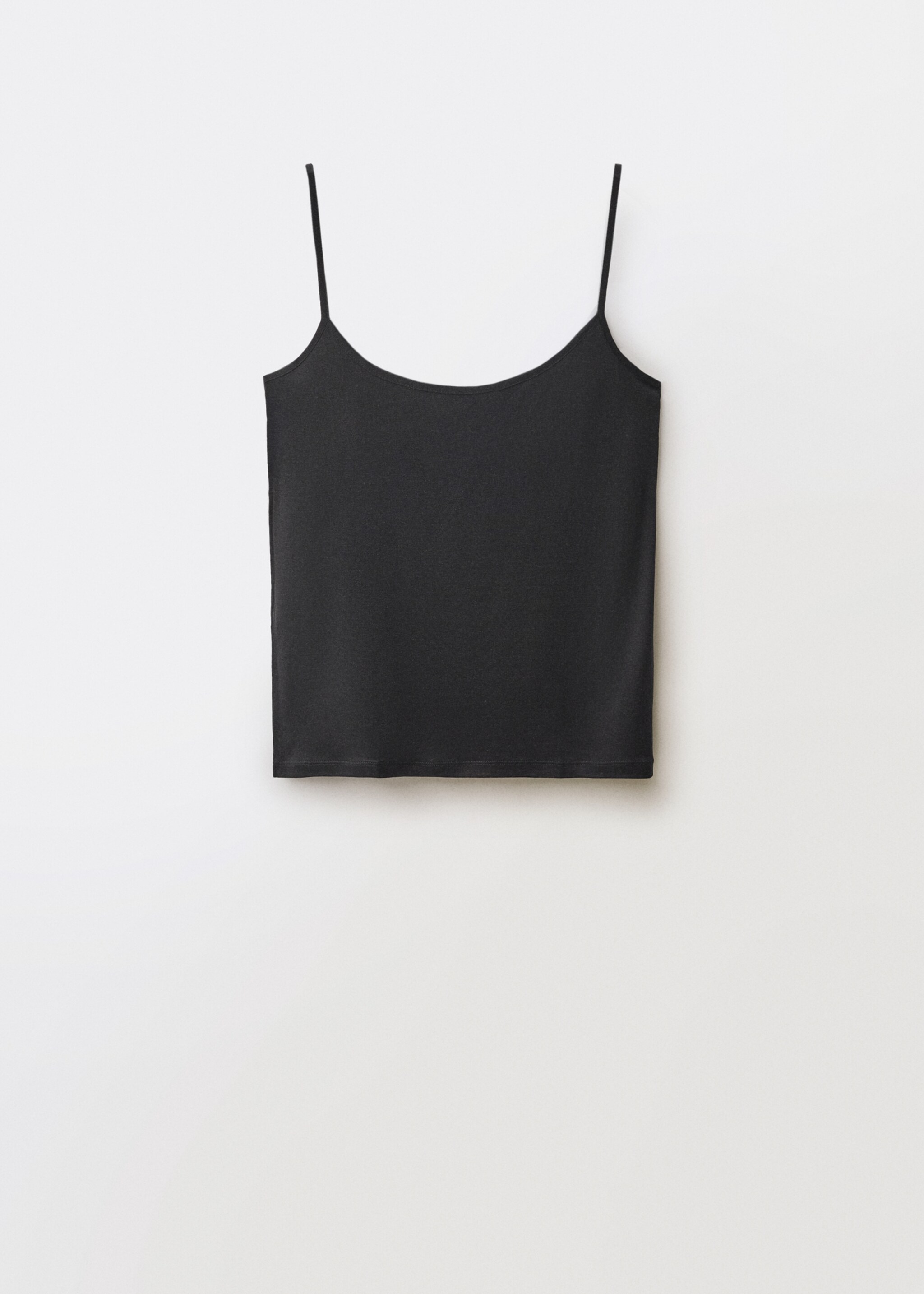 Silk top with thin straps - Article without model