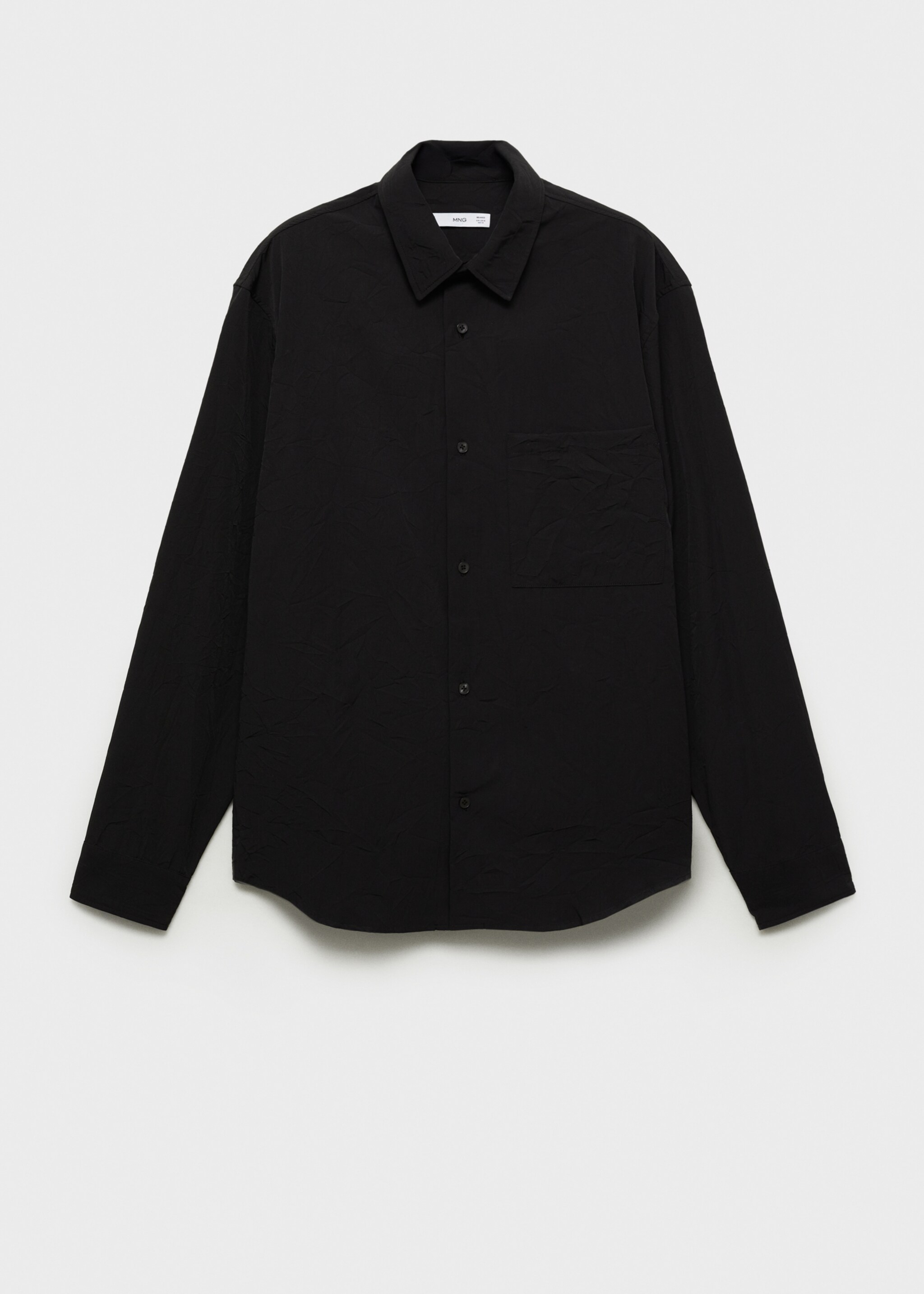 Creased-effect shirt - Article without model