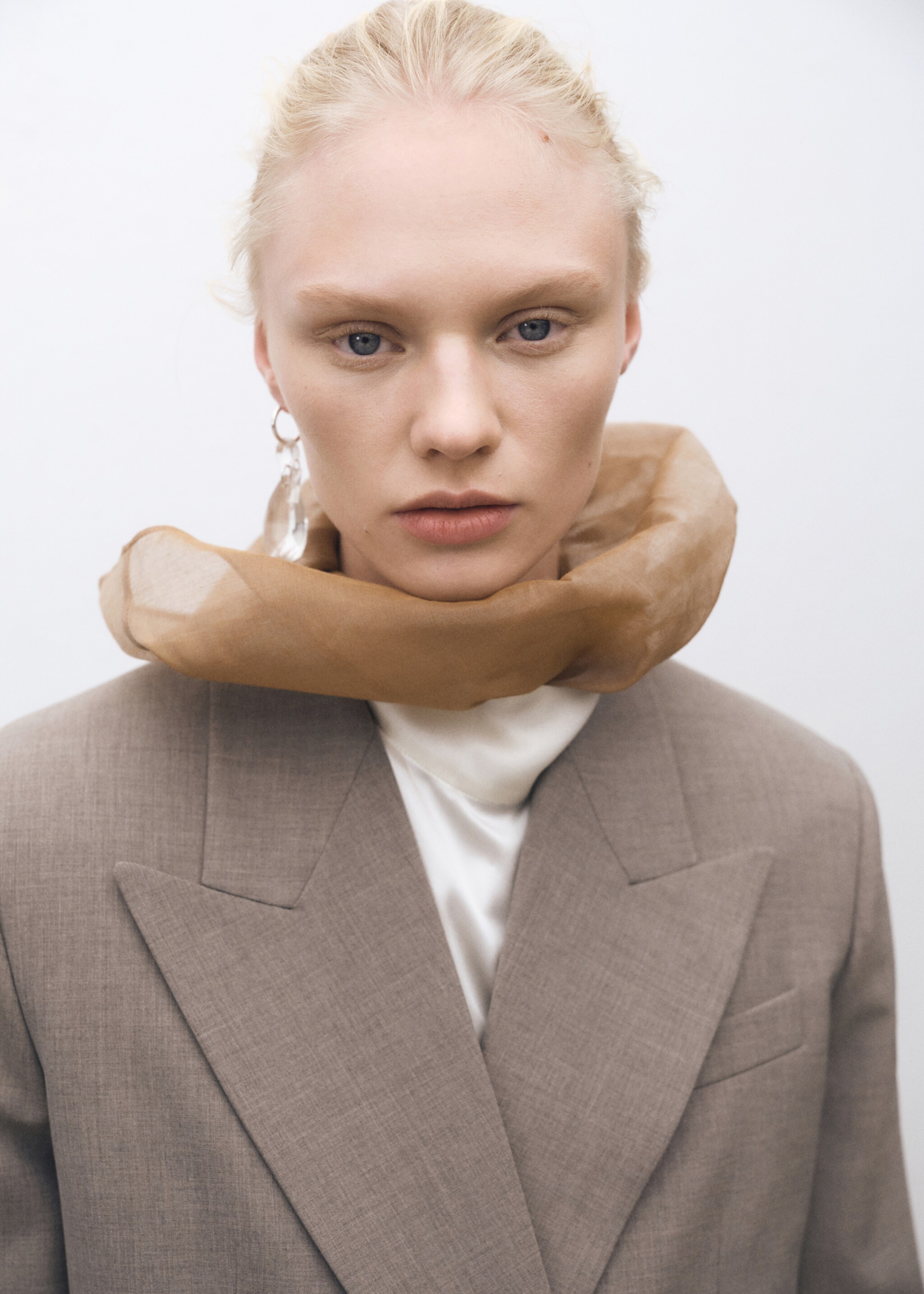 Wool-blend suit jacket - Details of the article 1