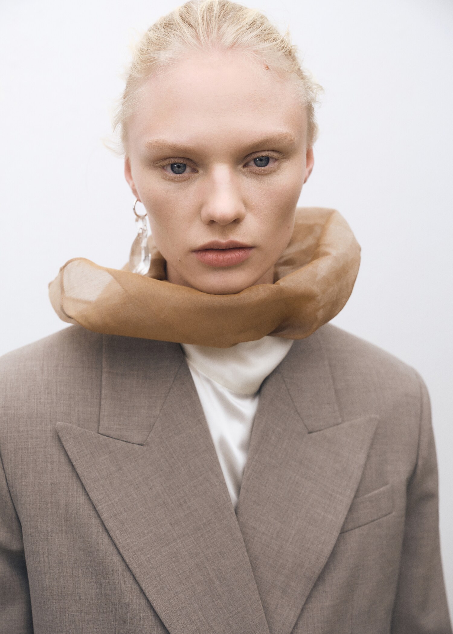 Wool-blend suit jacket - Details of the article 1