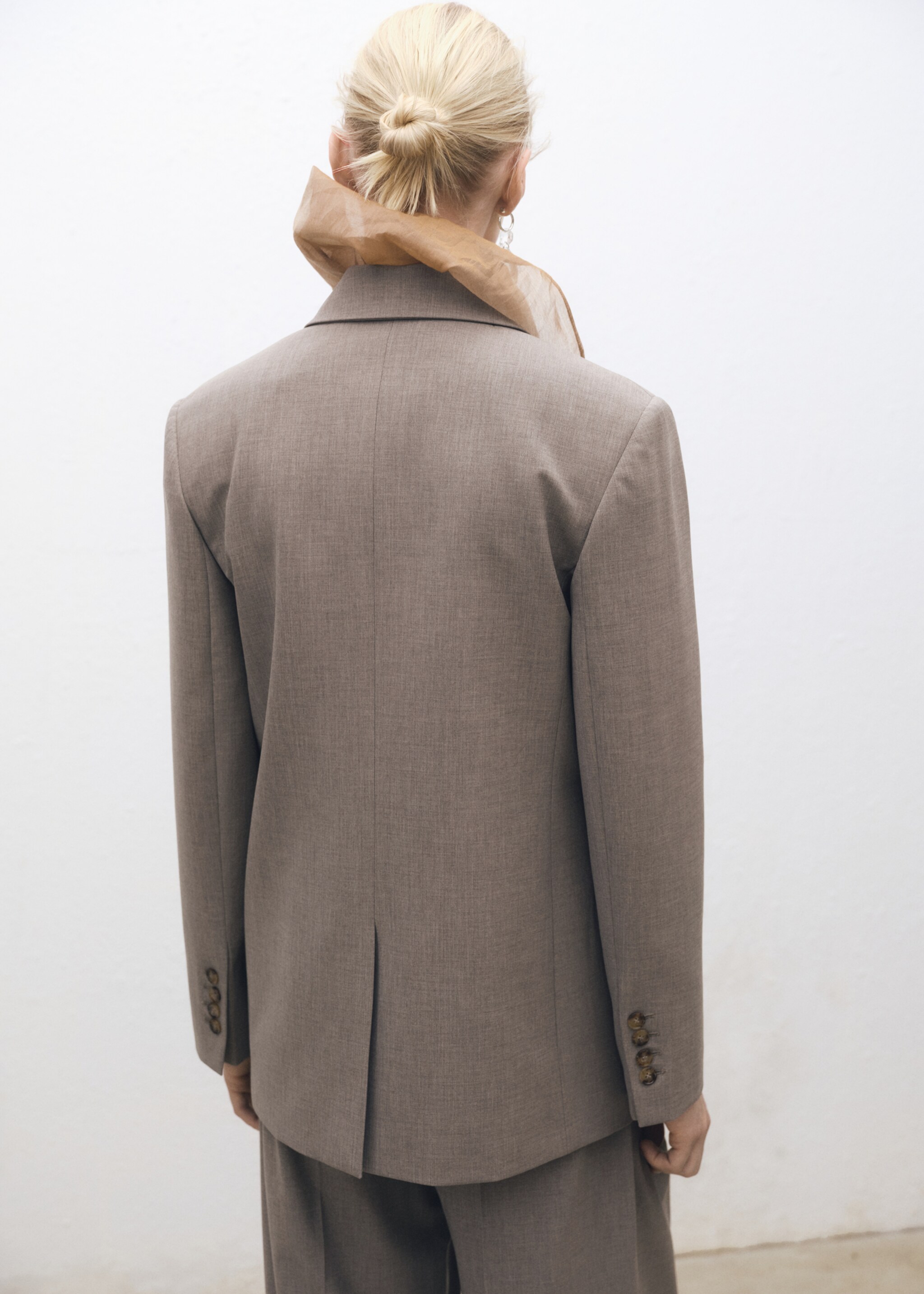 Wool-blend suit jacket - Reverse of the article