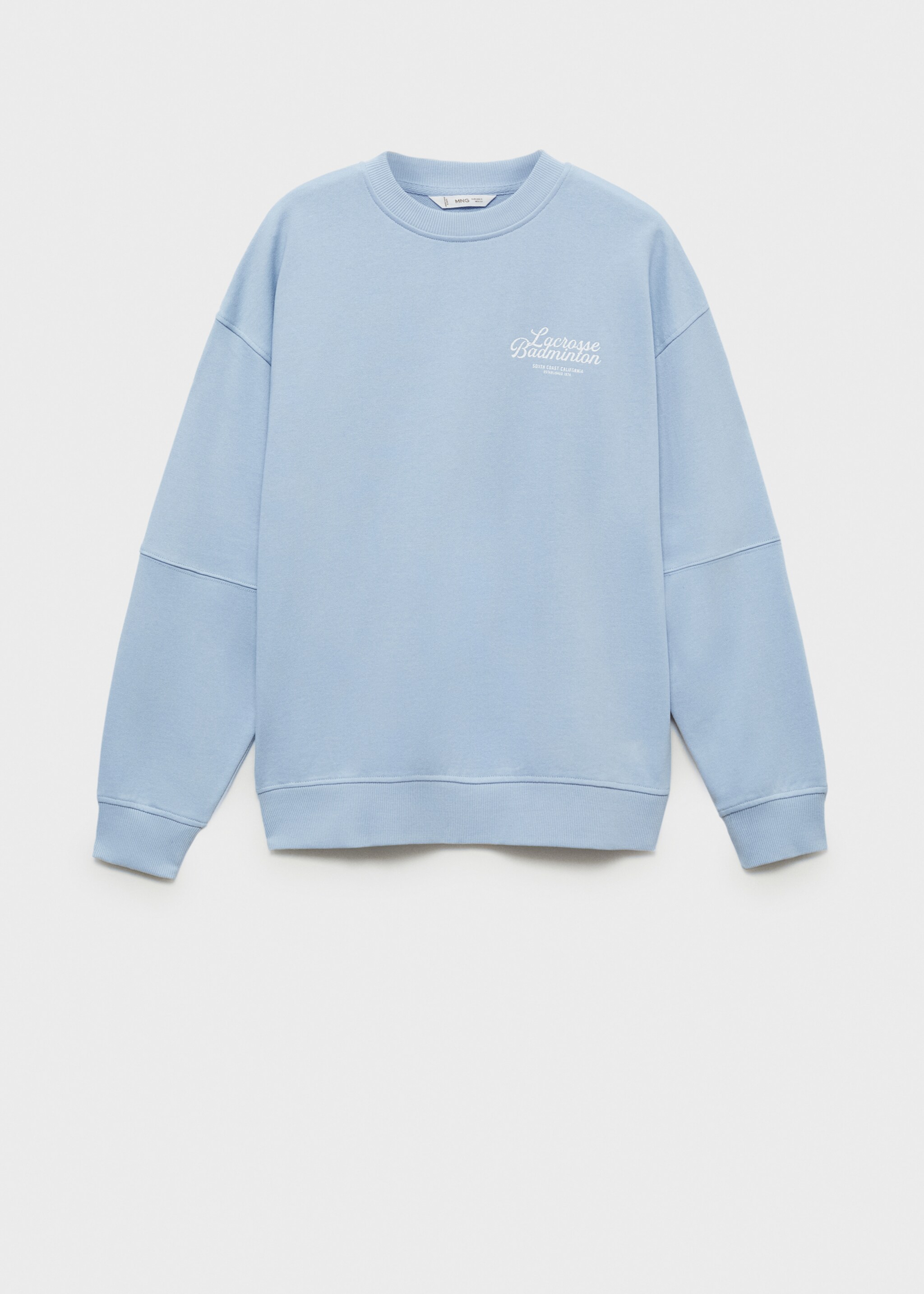 Sudadera algodón mensaje estampado - Artículo sin modelo