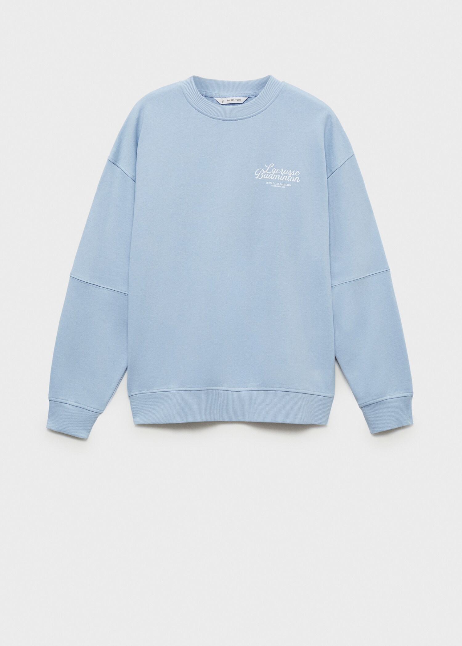 Sudadera algodón mensaje estampado - Artículo sin modelo