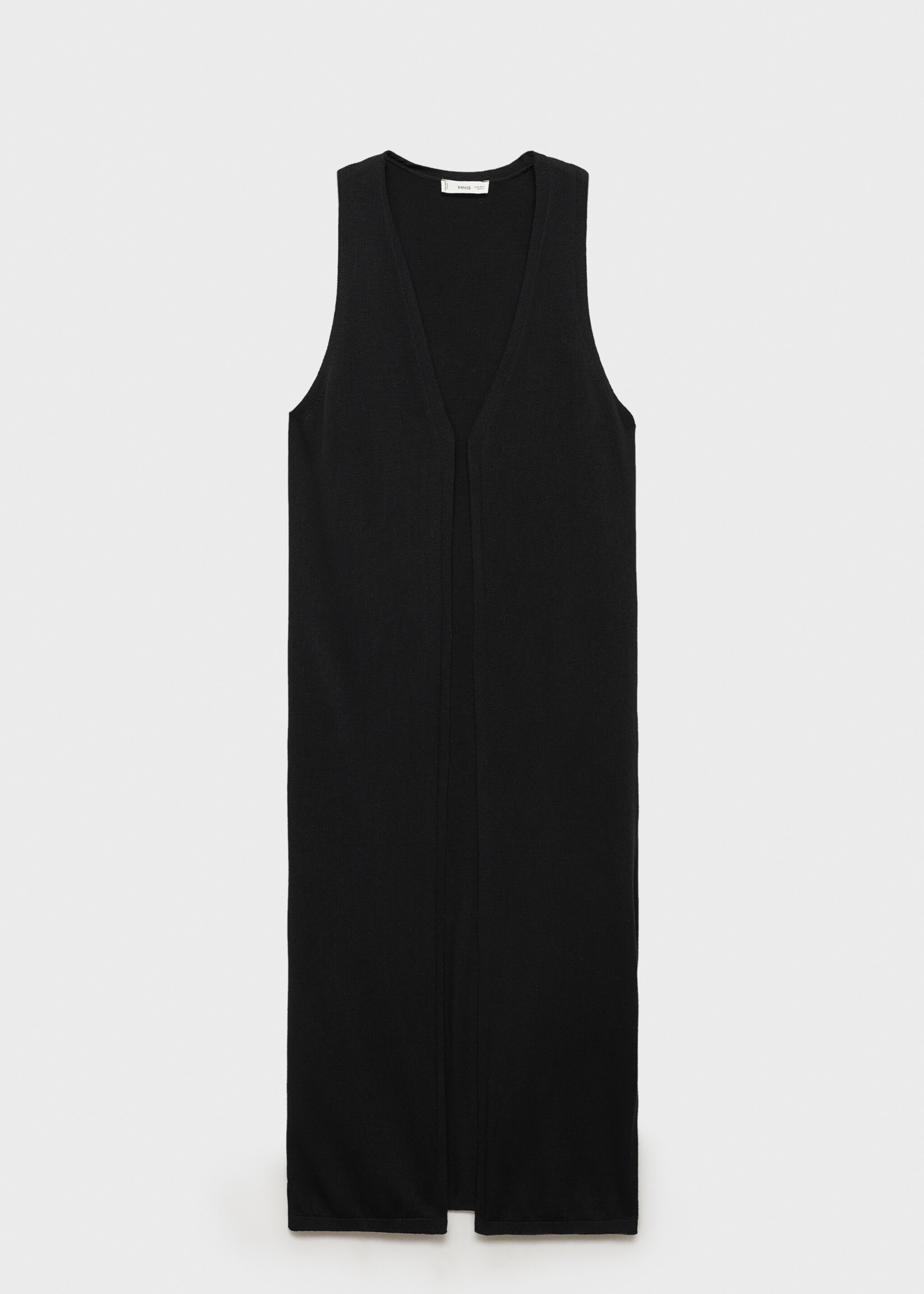 Long cotton gilet - Article without model