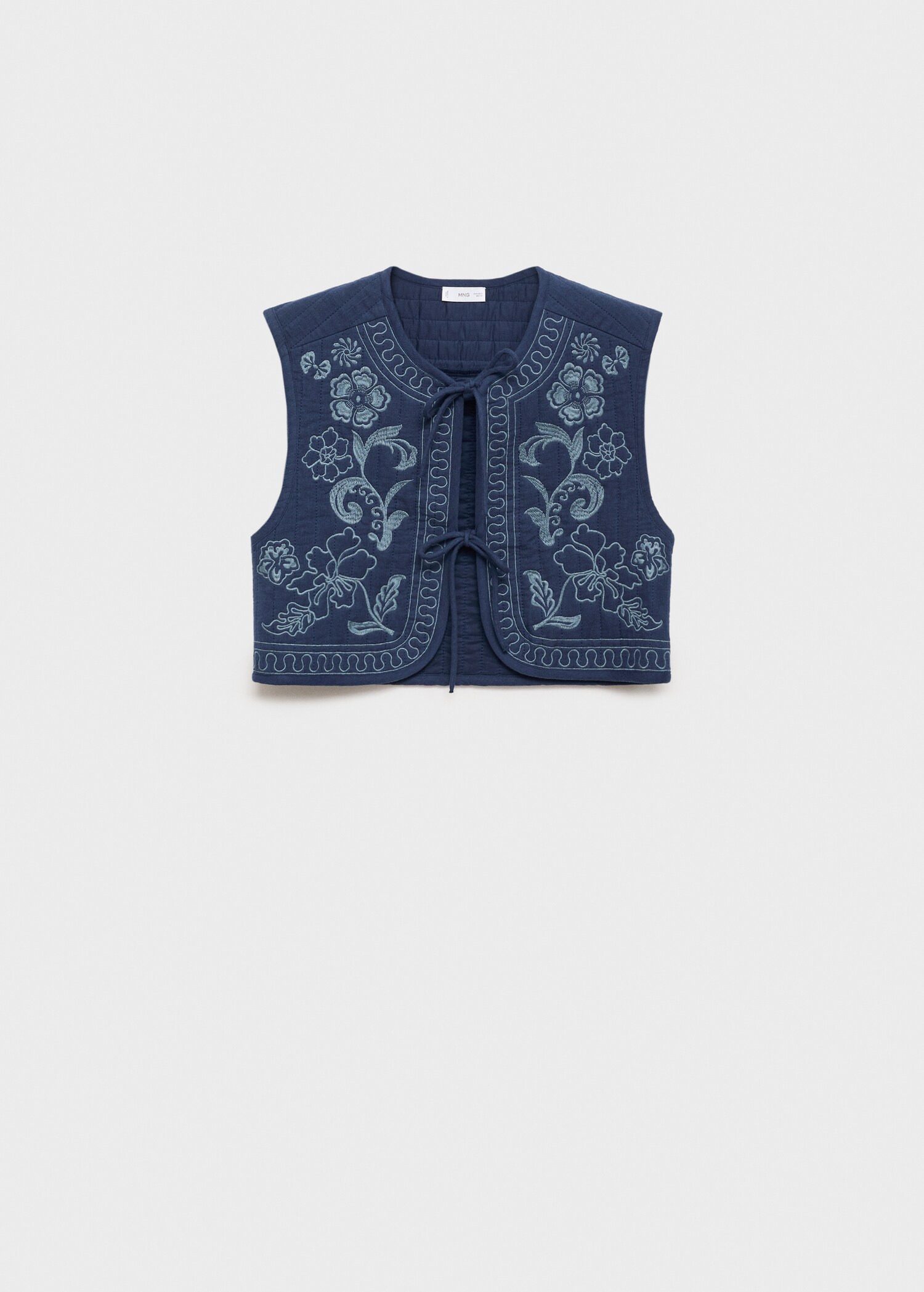 Gilet coton brodé - Article sans modèle
