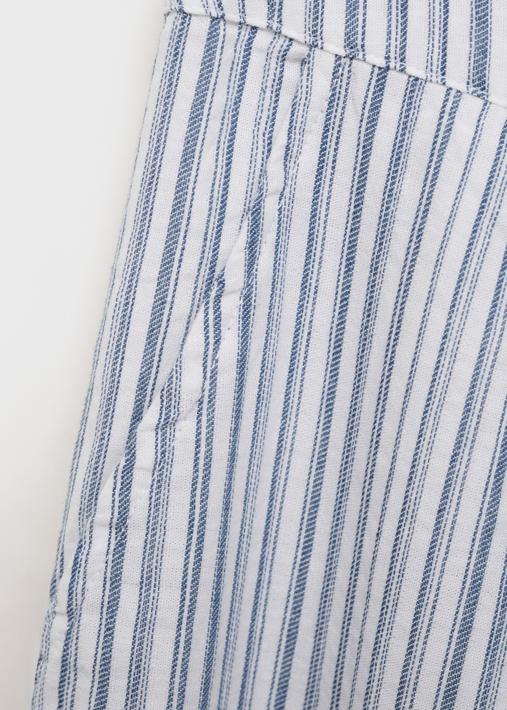 Striped cotton trousers - Details of the article 8