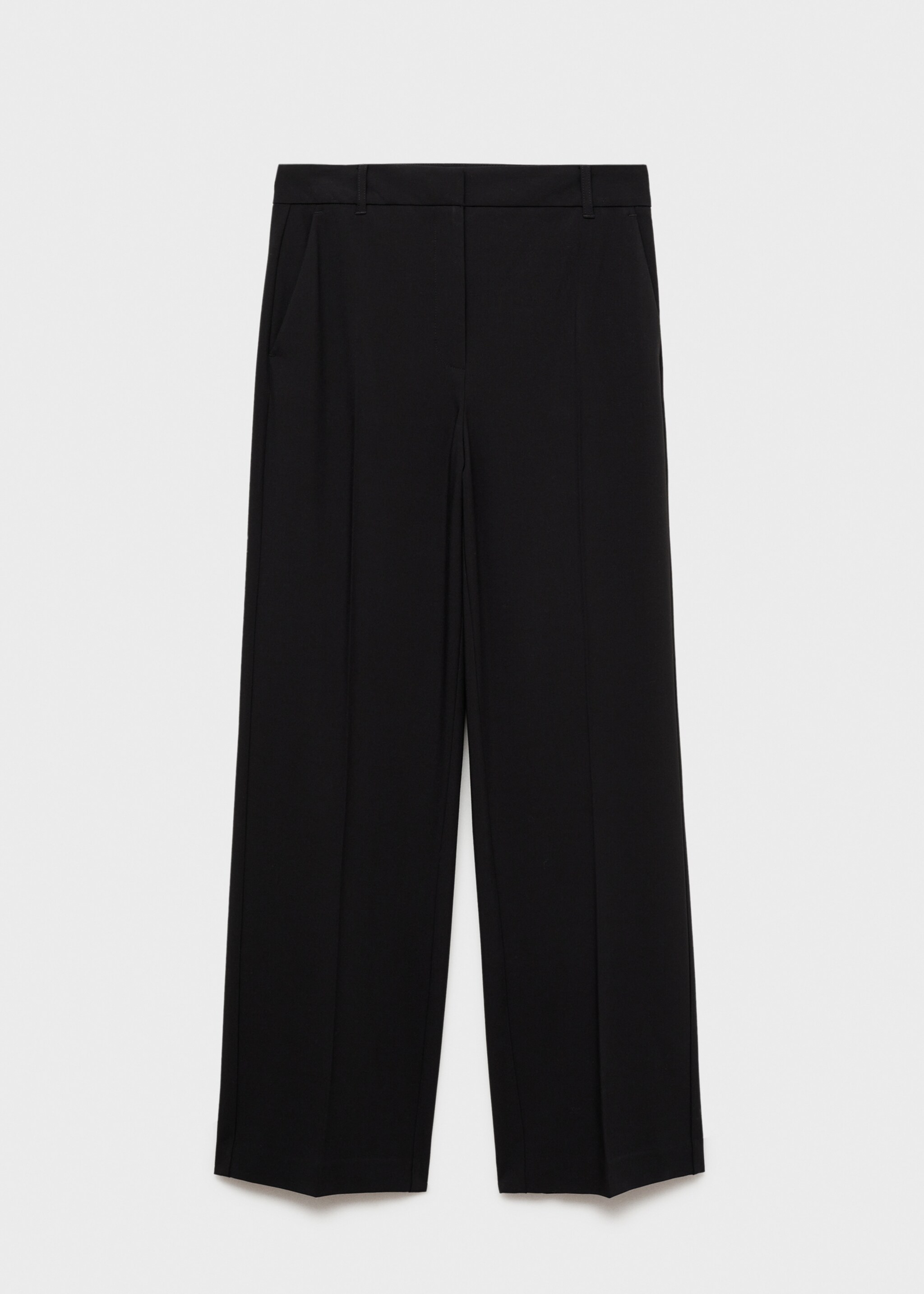 Straight mid-rise trousers - Article without model