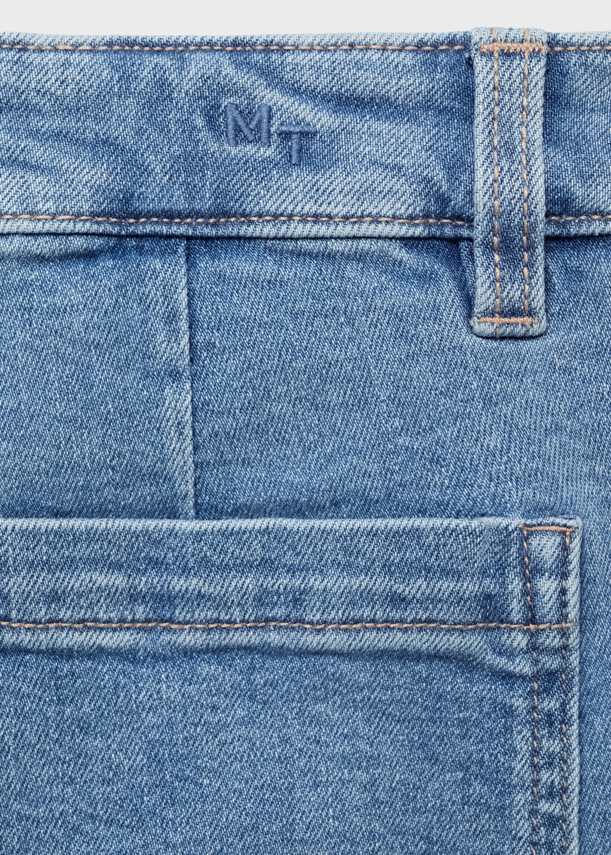 Shorts vaqueros rectos - Detalle del artículo 0