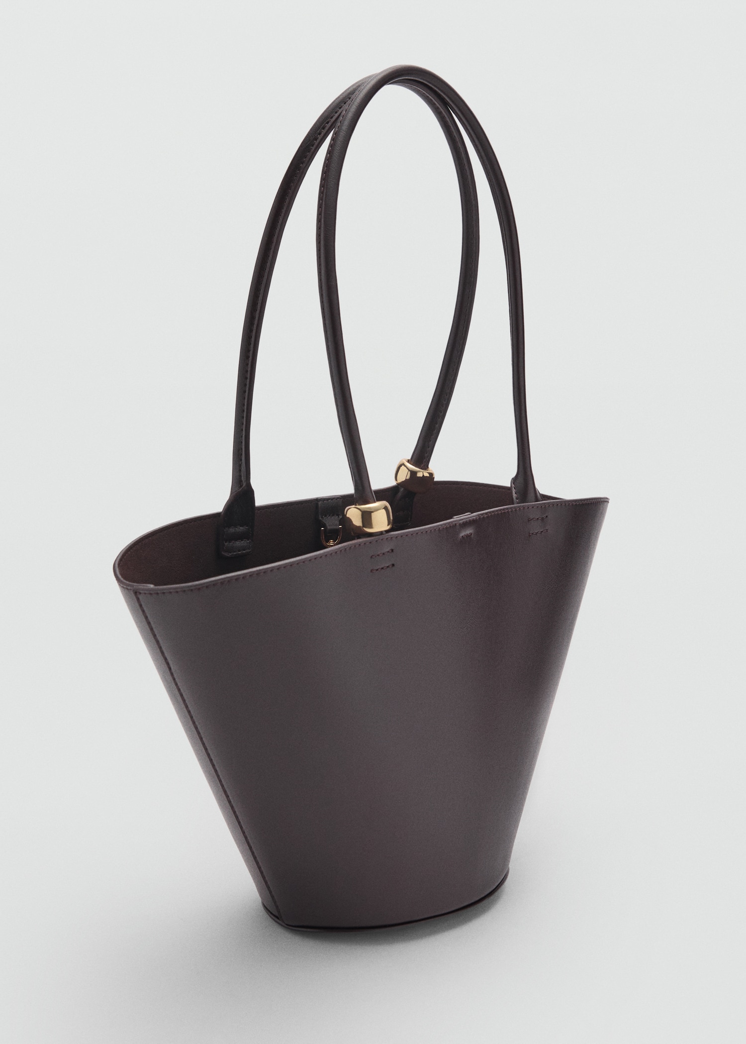 Shopper bag with metallic detail Women MANGO Vietnam