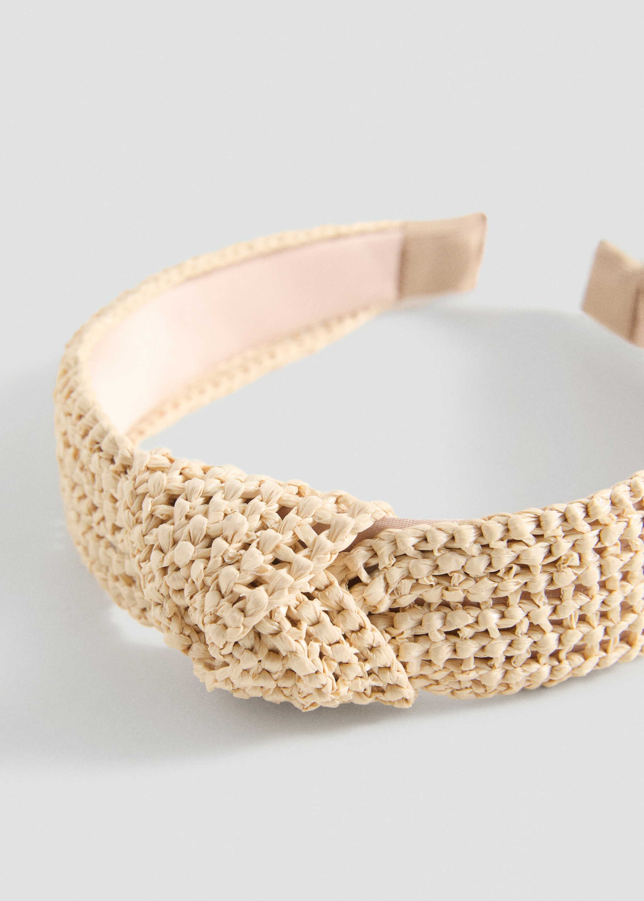 Knot textured hairband - Medium plane