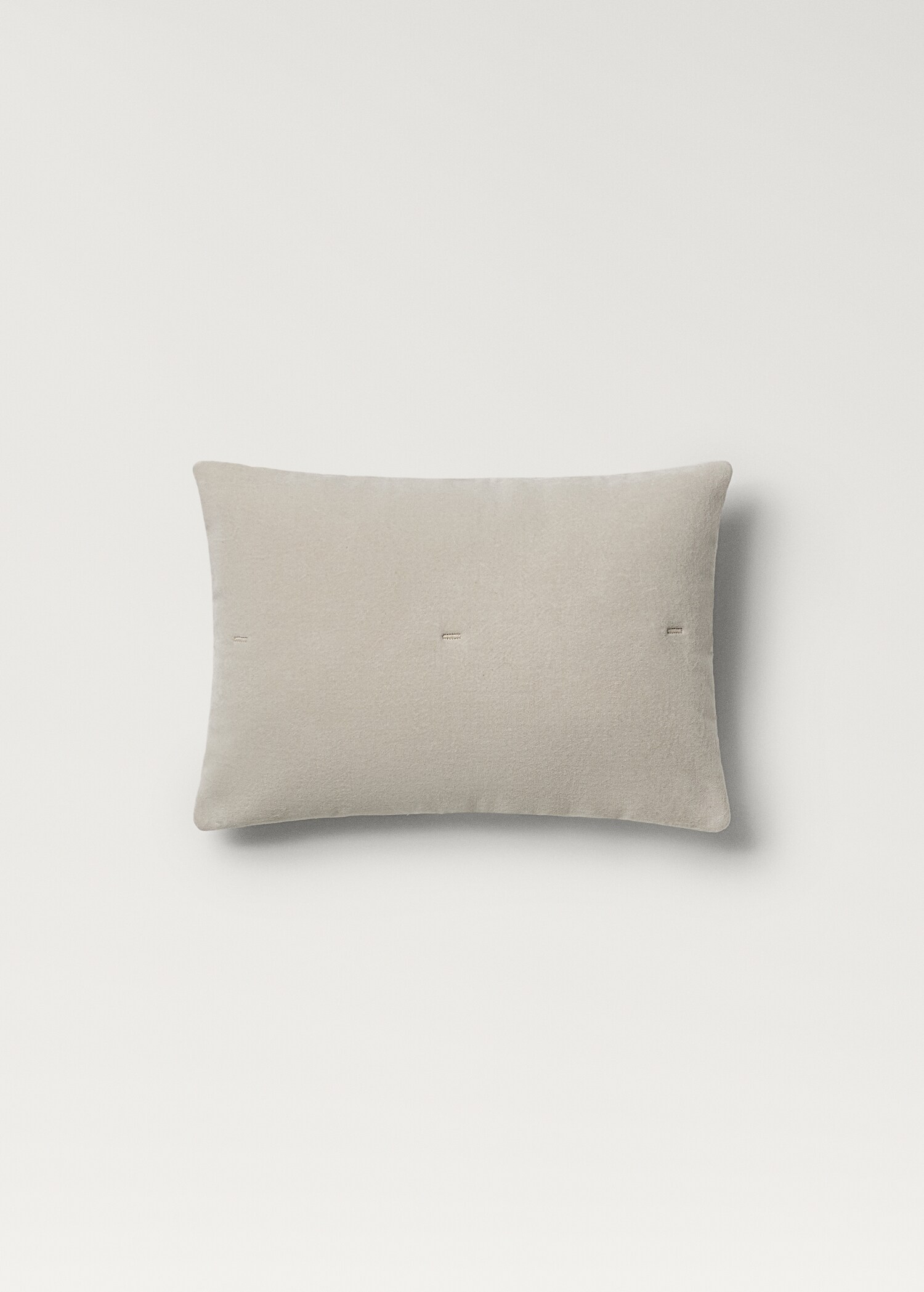Cotton velvet garment-dyed bed cushion cover 30x40 cm - Article without model