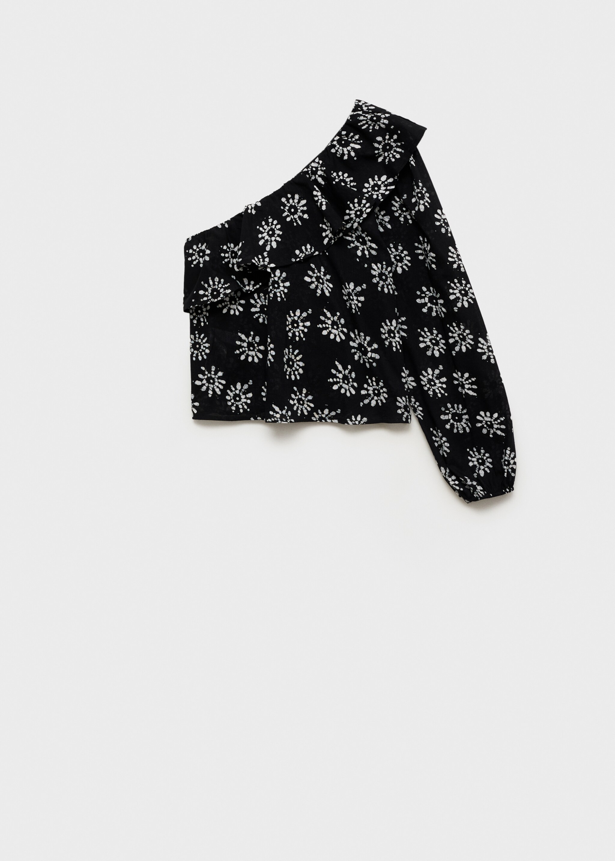 Brusa asimètrica estampada - Article sense model