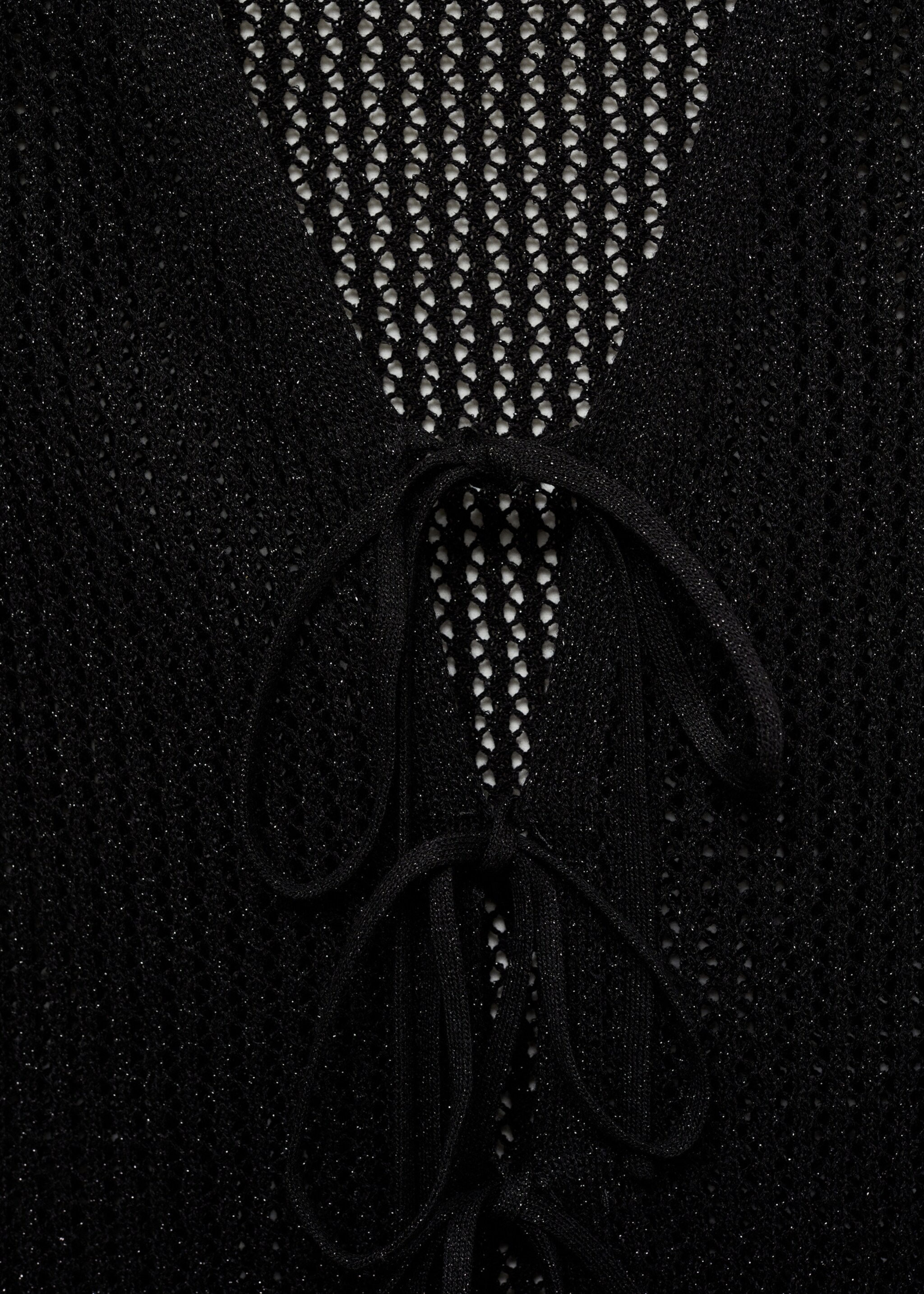 Openwork knitted waistcoat - Details of the article 8
