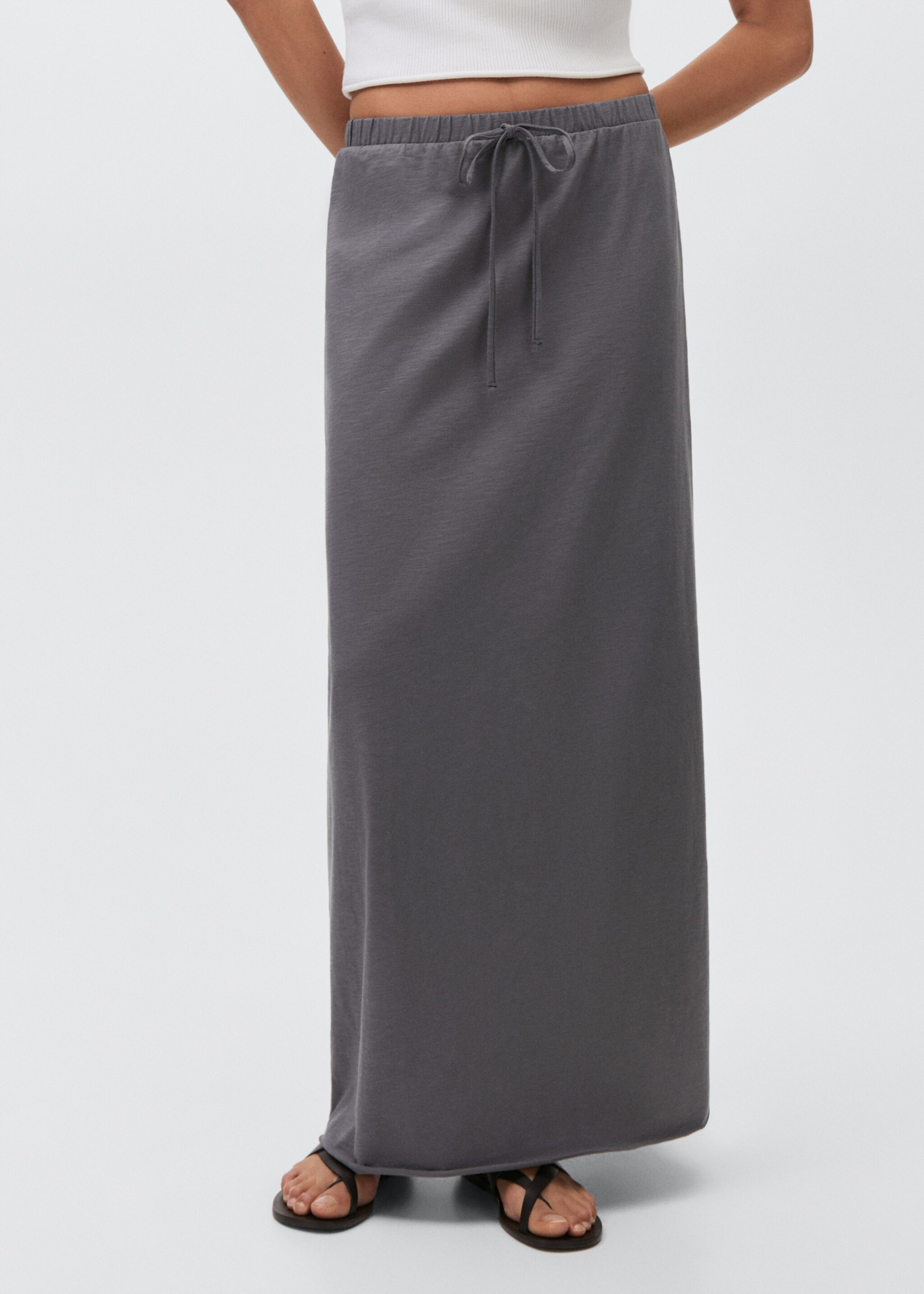 Cotton long skirt - تفاصيل المنتج 6