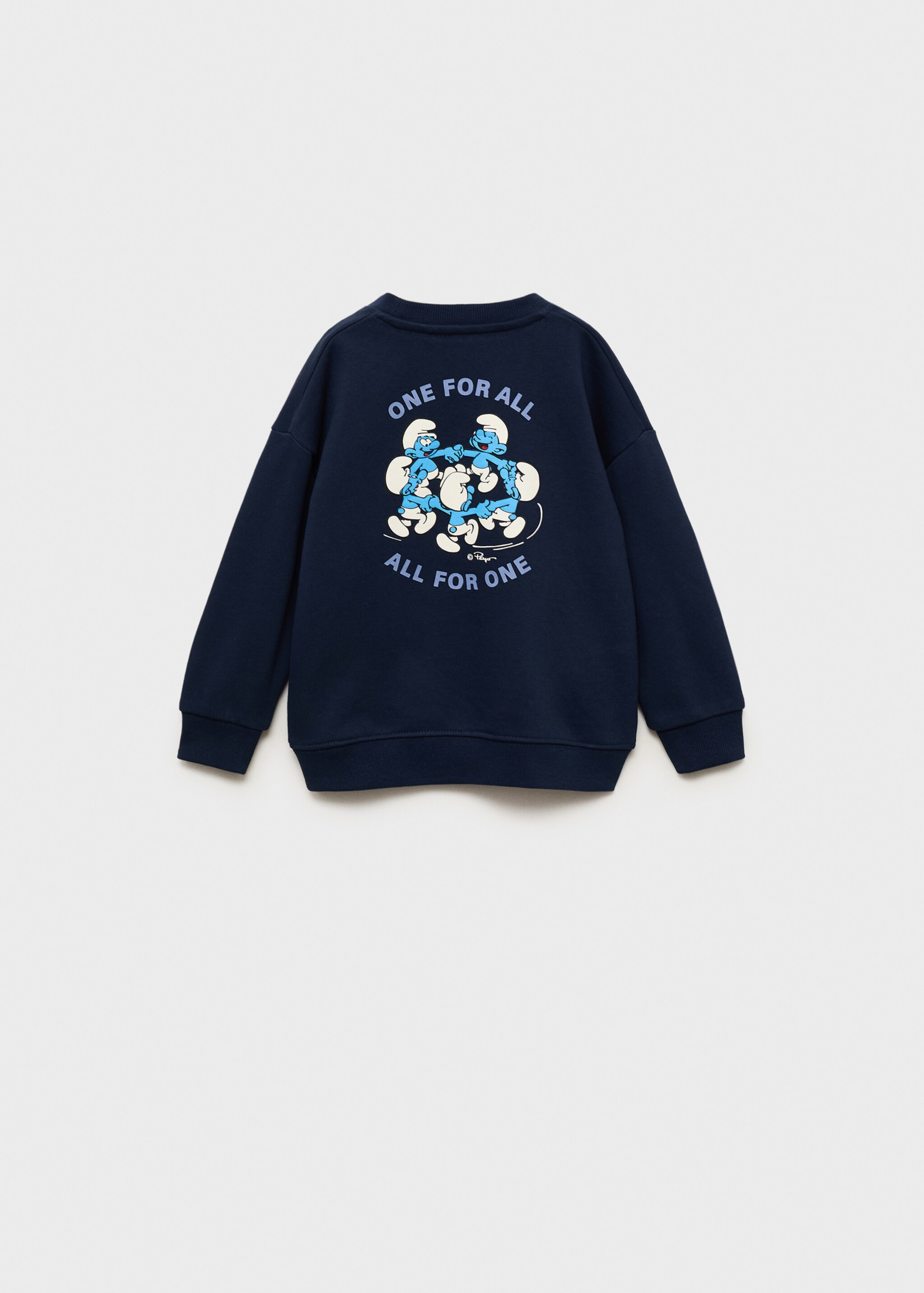 Smurfs sweatshirt - Reverse of the article
