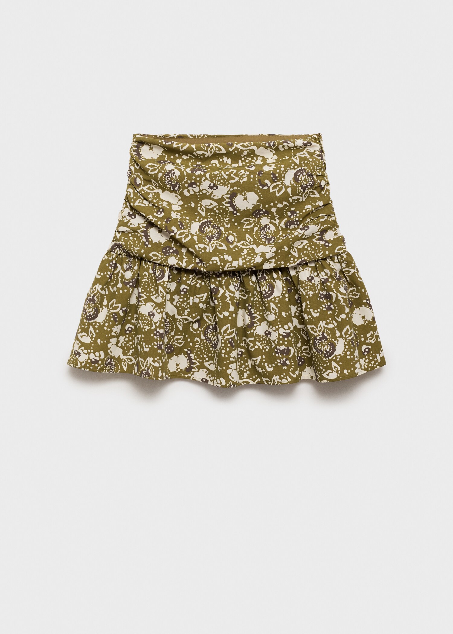 Minifalda estampada volante - Artículo sin modelo