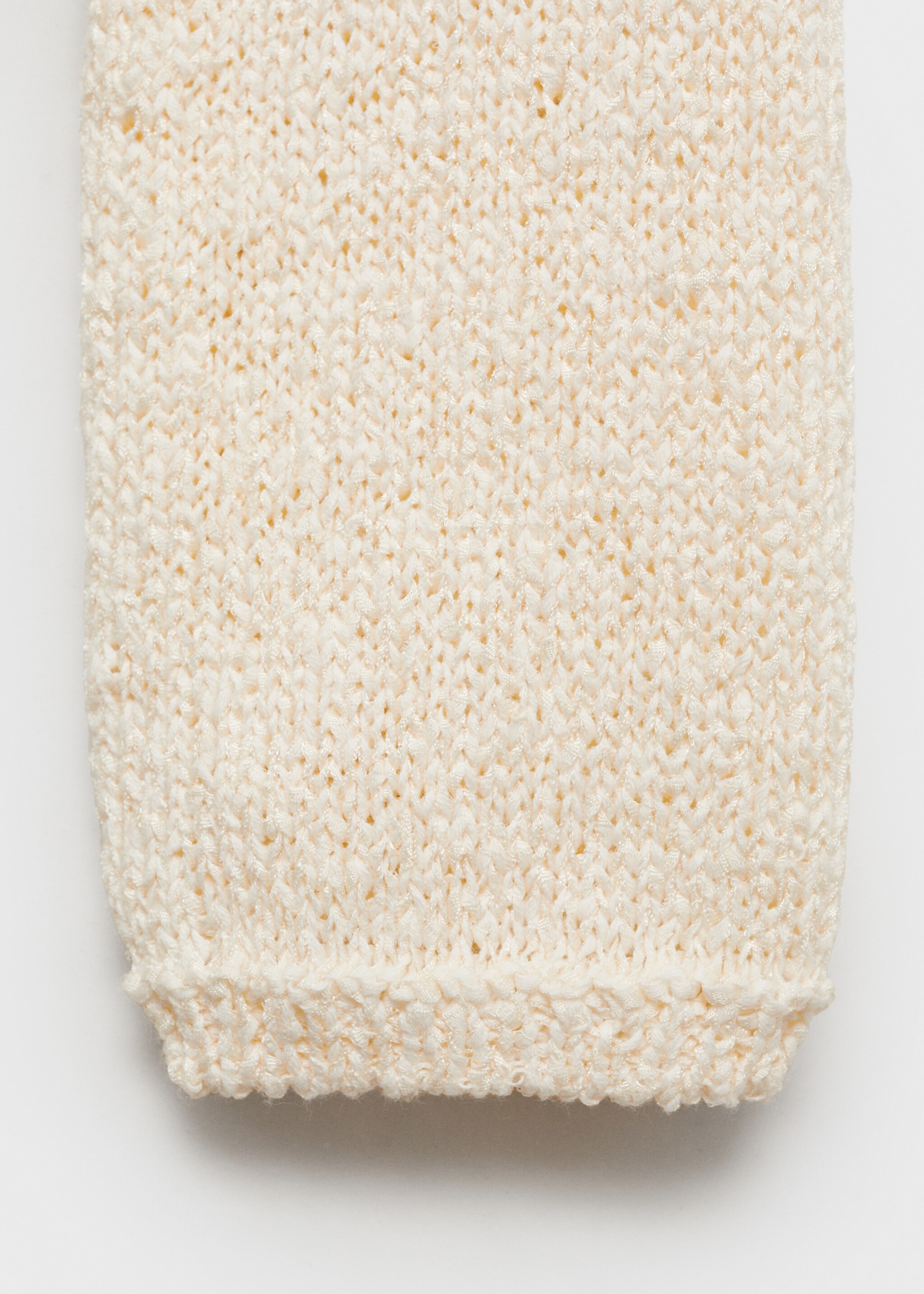 Round-neck crochet sweater - Details of the article 8