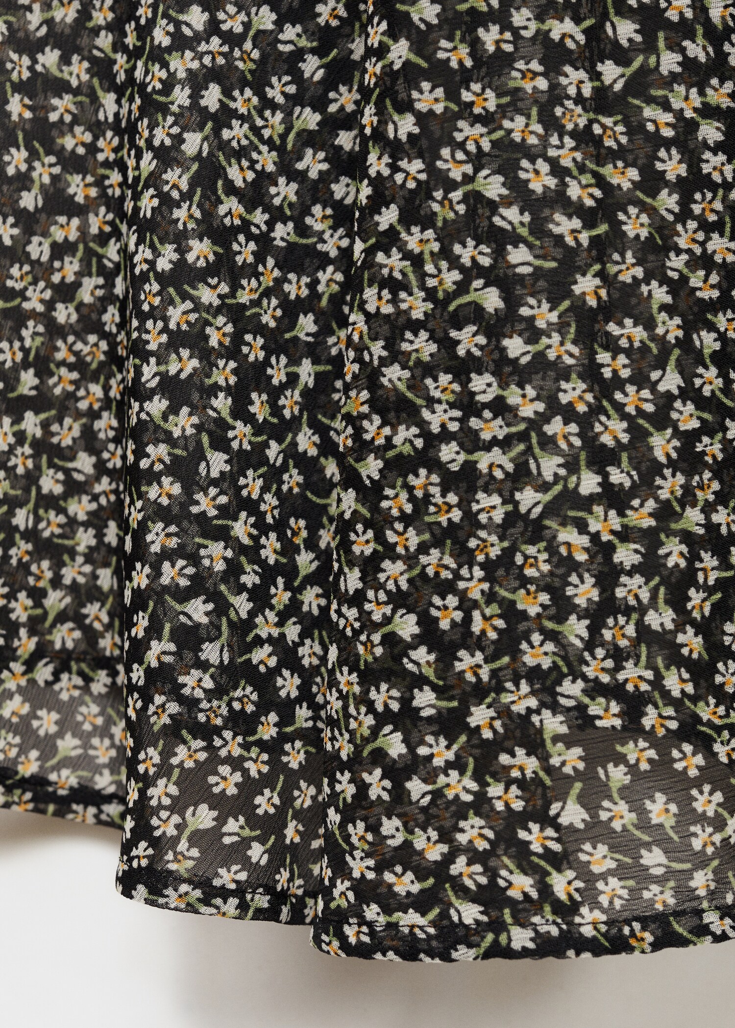 Blouse en imprimé fleuri volants - Détail de l'article 8