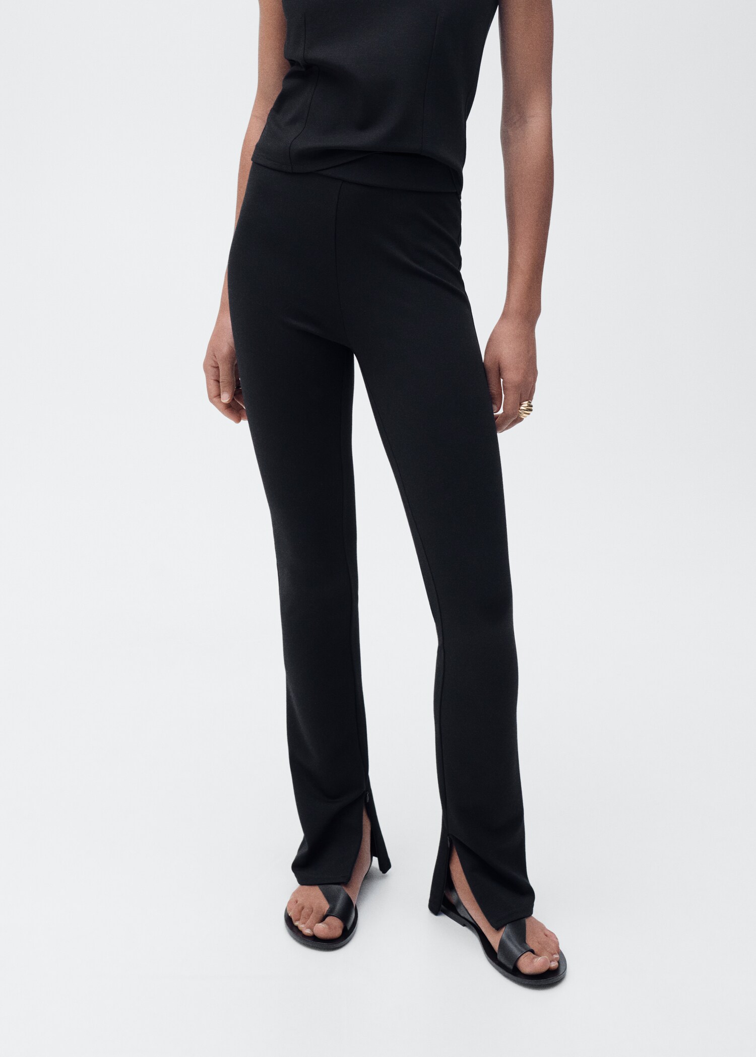 Yırtmaçlı skinny pantolon - Orta plan