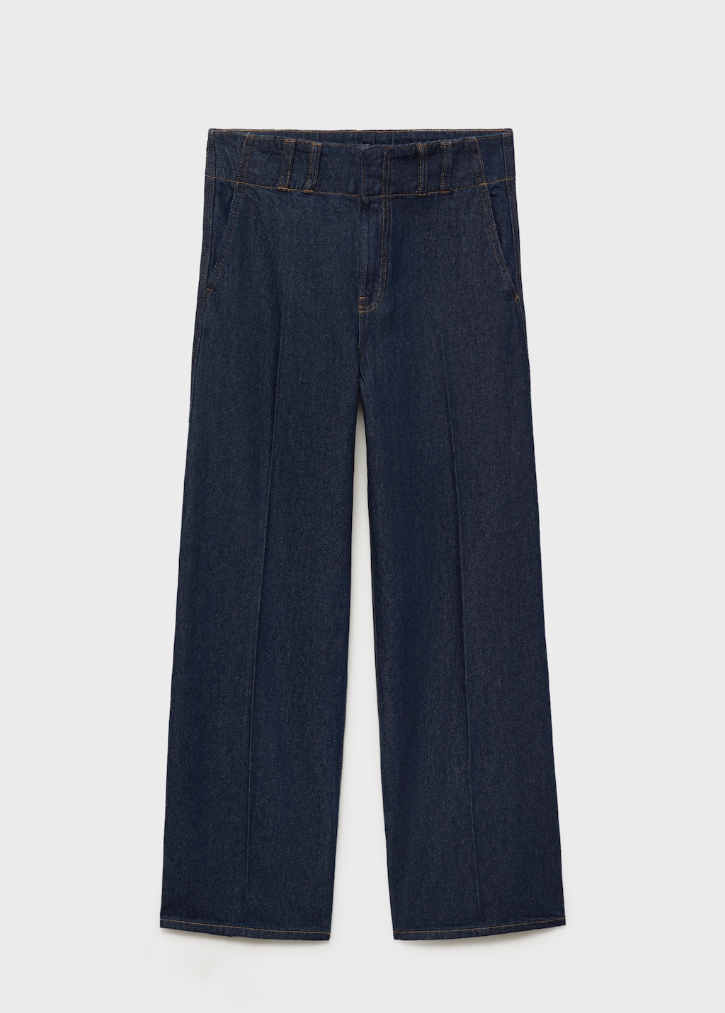 【Anyone more】Yaki pigment denim wide pants Relaxed Wide-Leg Jeans CU420 - Acubi style | LEWKIN