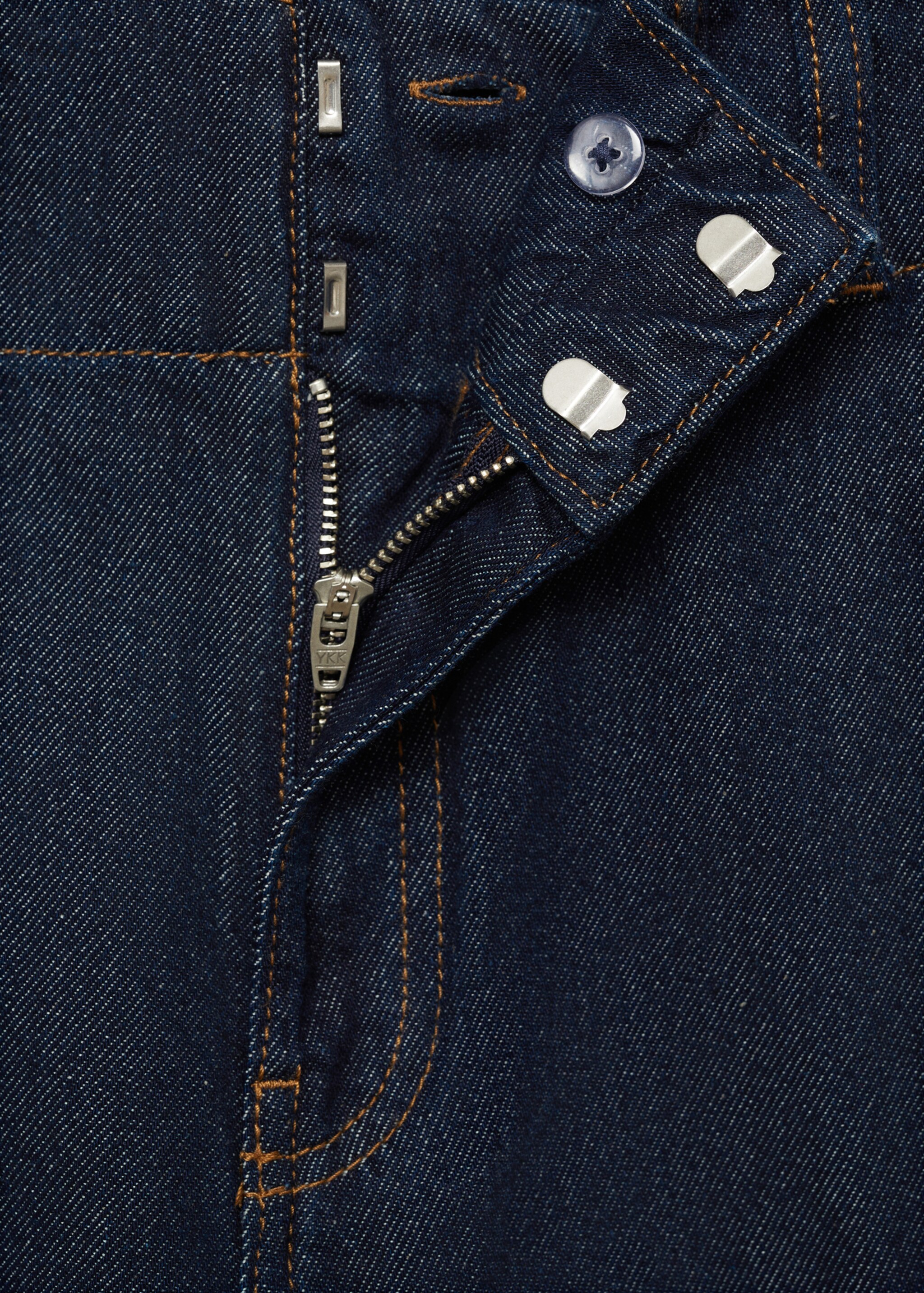 Wide-leg denim trousers - Details of the article 8