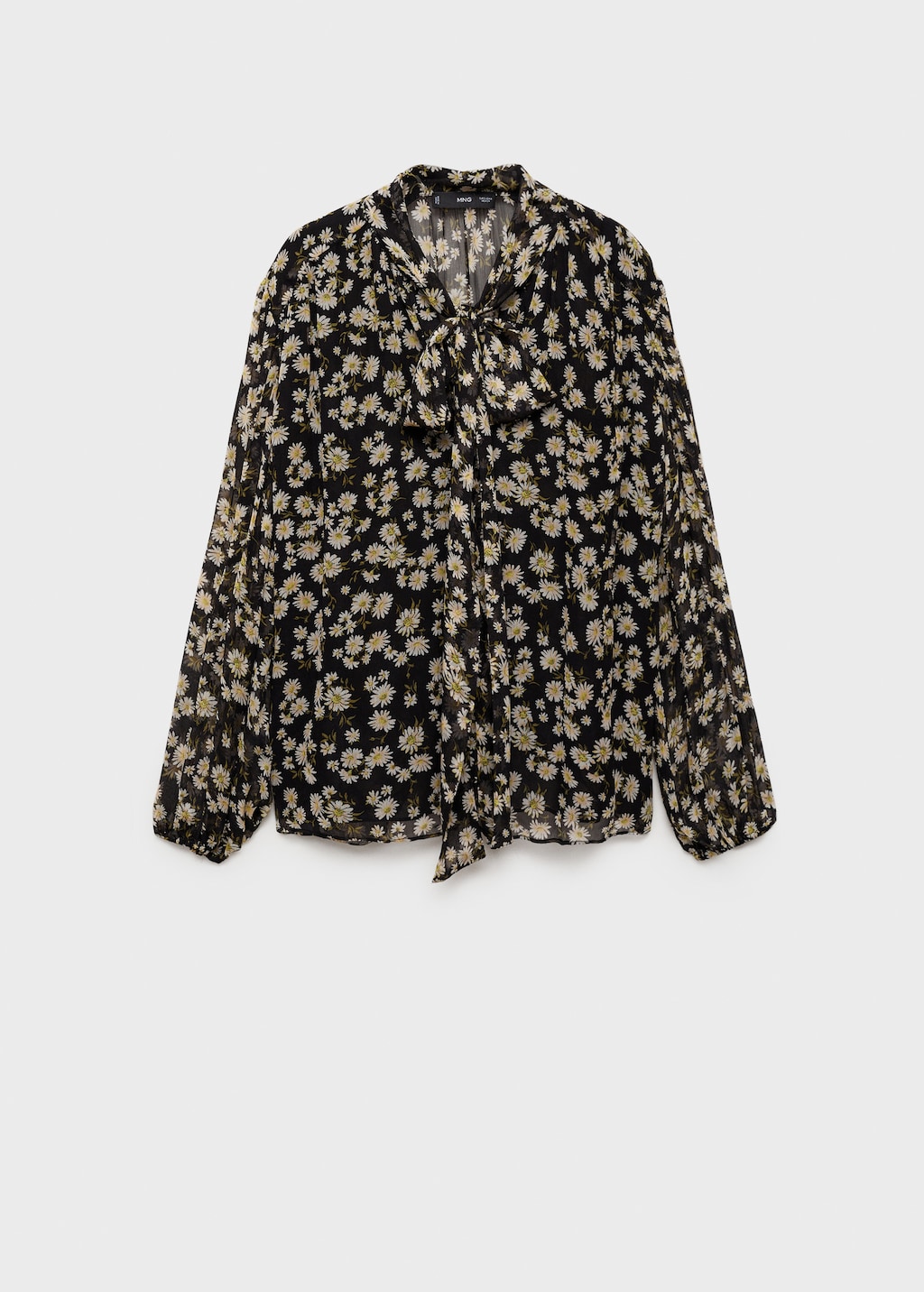 Floral tie blouse - image 5
