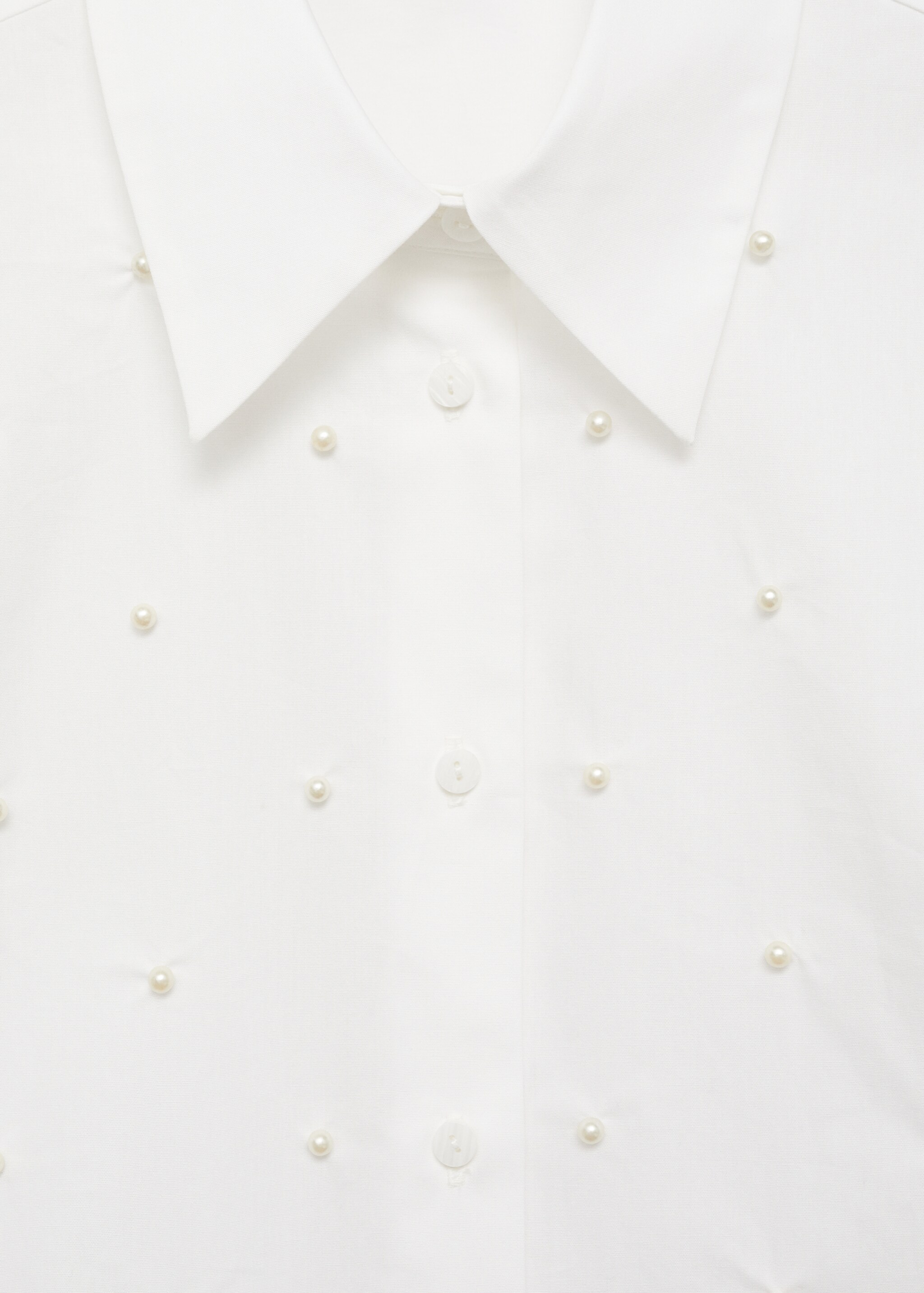 Camisa algodón detalle perlas - Detalle del artículo 8
