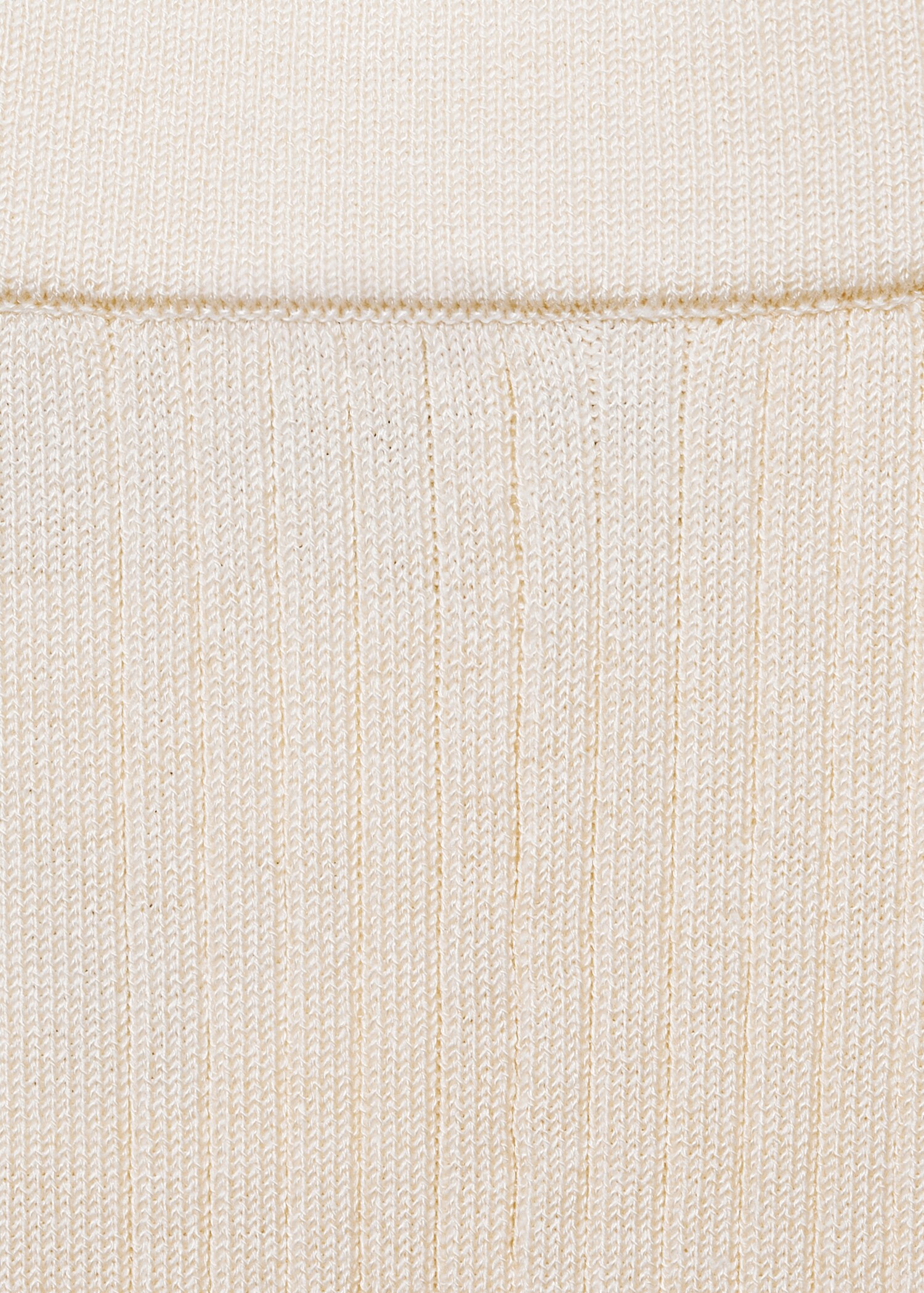Flared rib-knit trousers - Details of the article 0