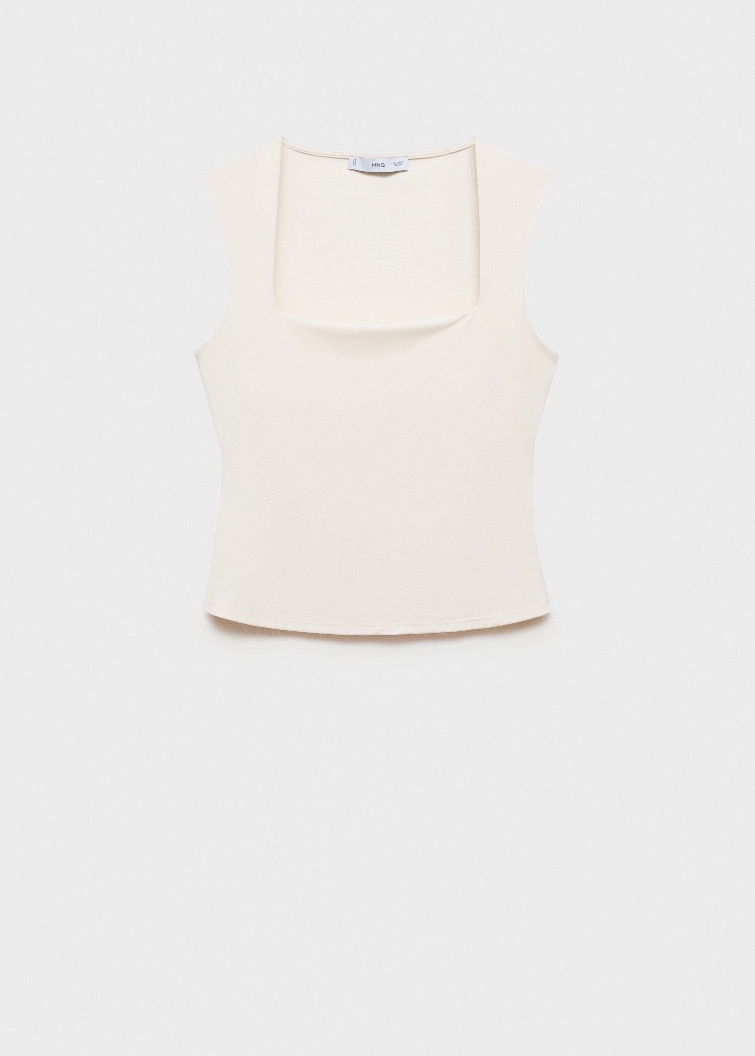 Square-neck strappy top - Article without model
